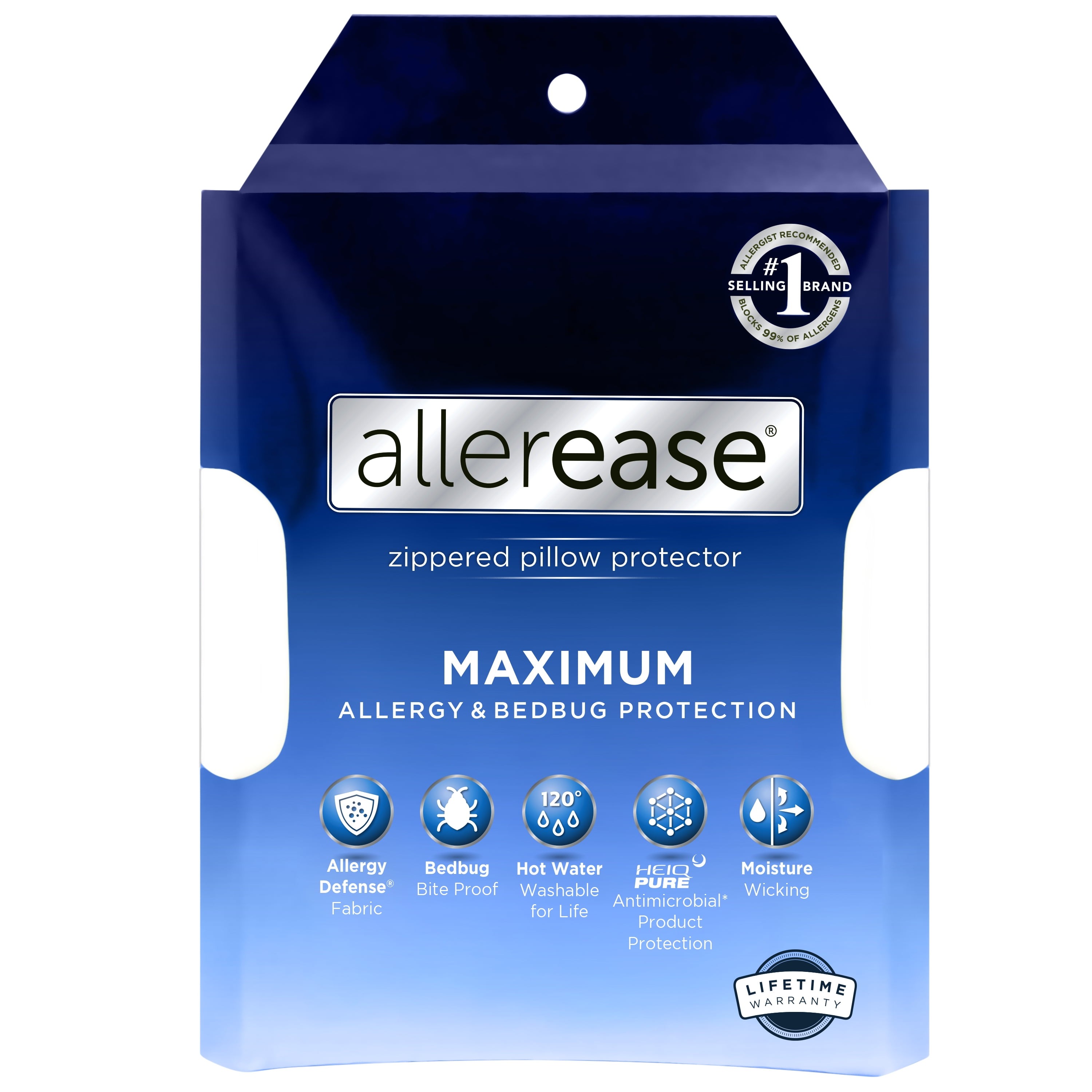Allerease Maximum Zippered Pillow Protector, Standard/Queen Best Deals