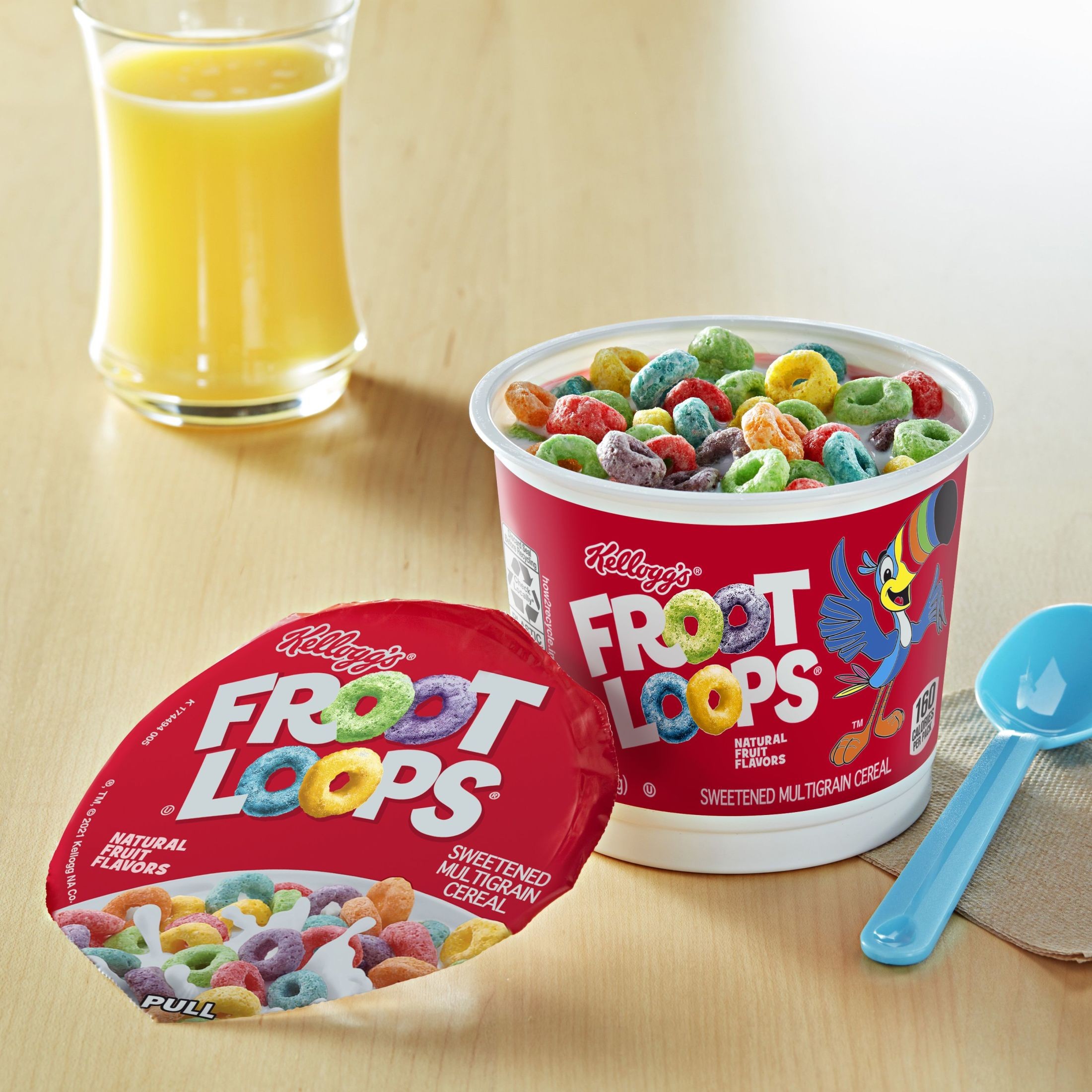 Mejores ofertas e historial de precios de Kellogg's Froot Loops Original  Cold Breakfast Cereal, Bulk Size, 18 oz Case, 12 Count en