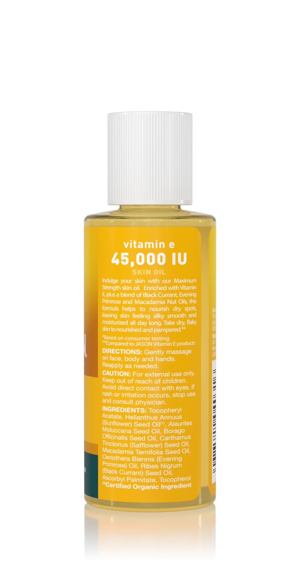 Jason Vitamin E 45,000 IU Skin Oil, Maximum Strength, 2 fl oz Best