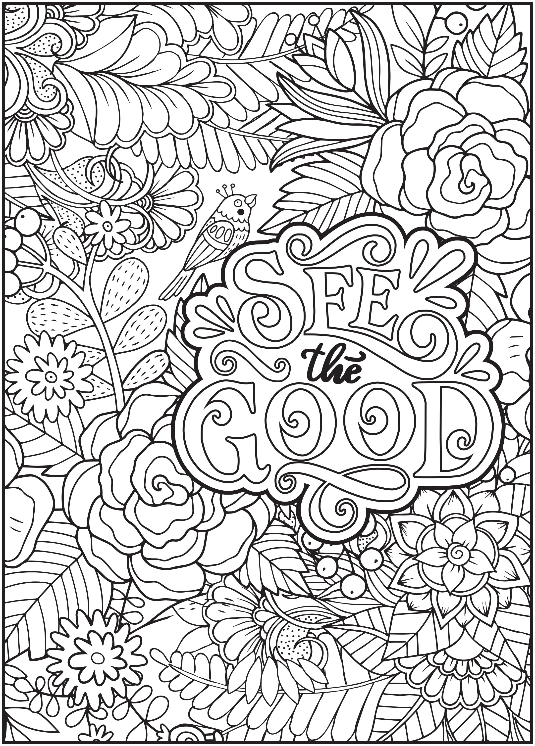 The Beautiful Word Adult Coloring Book: Creative Coloring and Hand