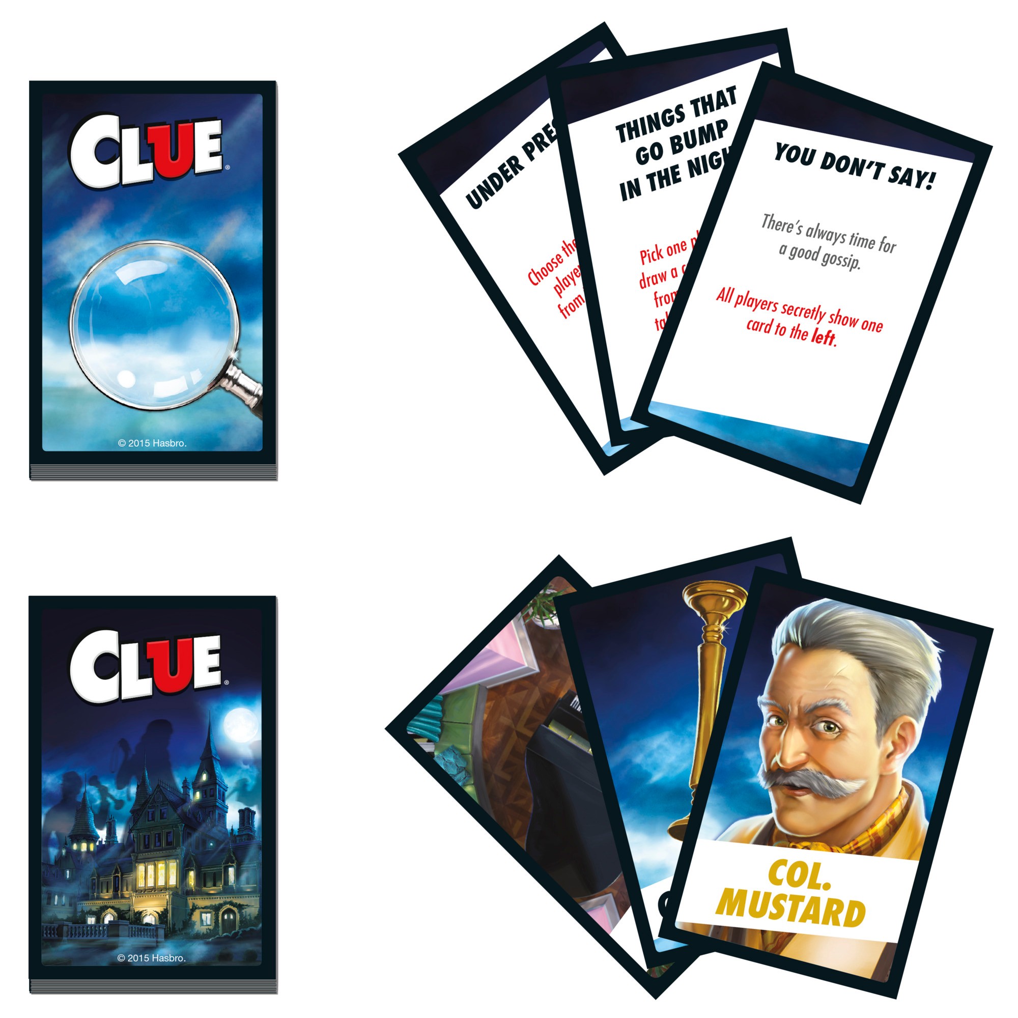 Clue Game, Mystery Board Game, Game for 26 Players, for Ages 8 and up