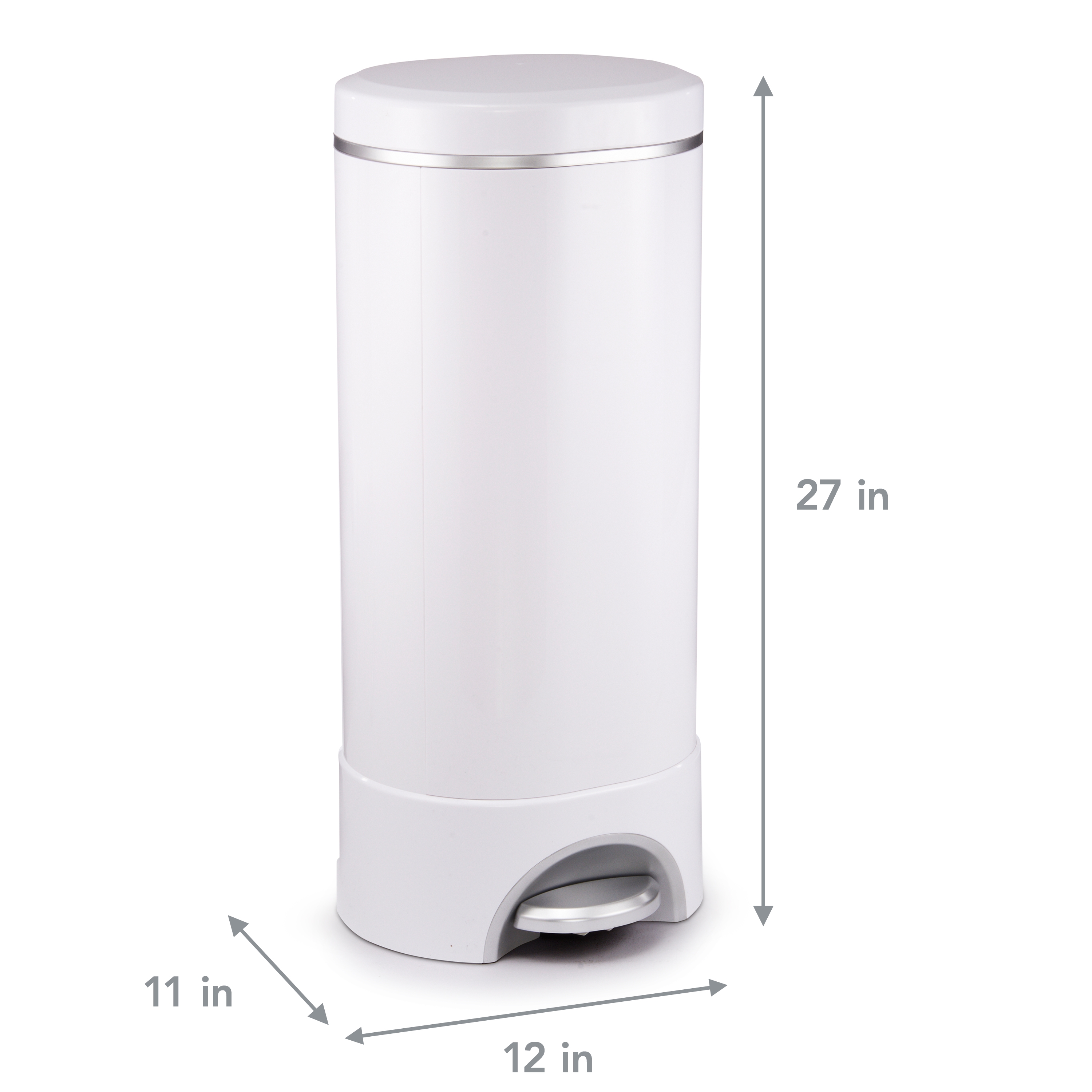 Munchkin Step Diaper Pail Powered by Arm & Hammer, Incl 1 Snap, Seal