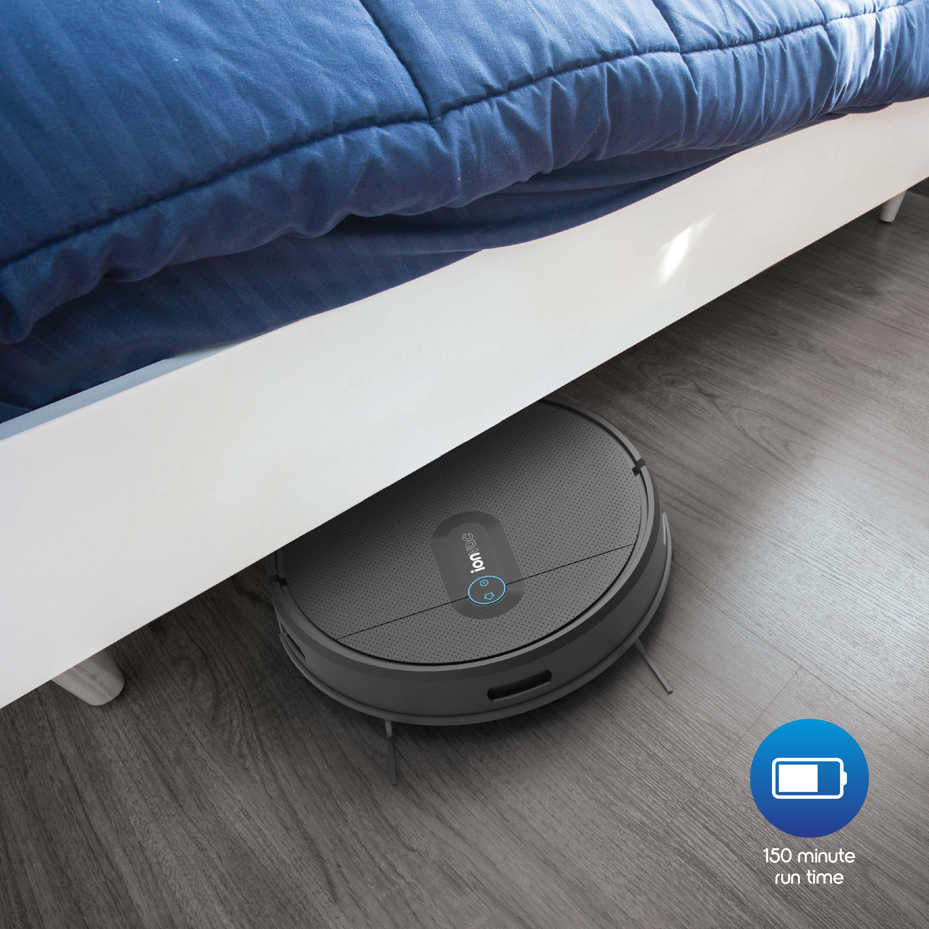 IonVac SmartClean V2, Smart Mapping Robot Vacuum with App/Remote