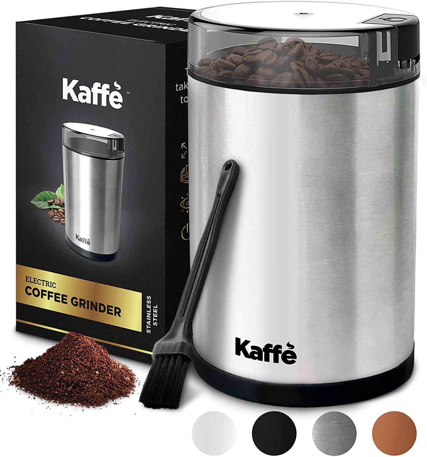 Kaffe 14Cup Electric Coffee Grinder, Stainless Steel Best Deals and Price History at JoinHoney