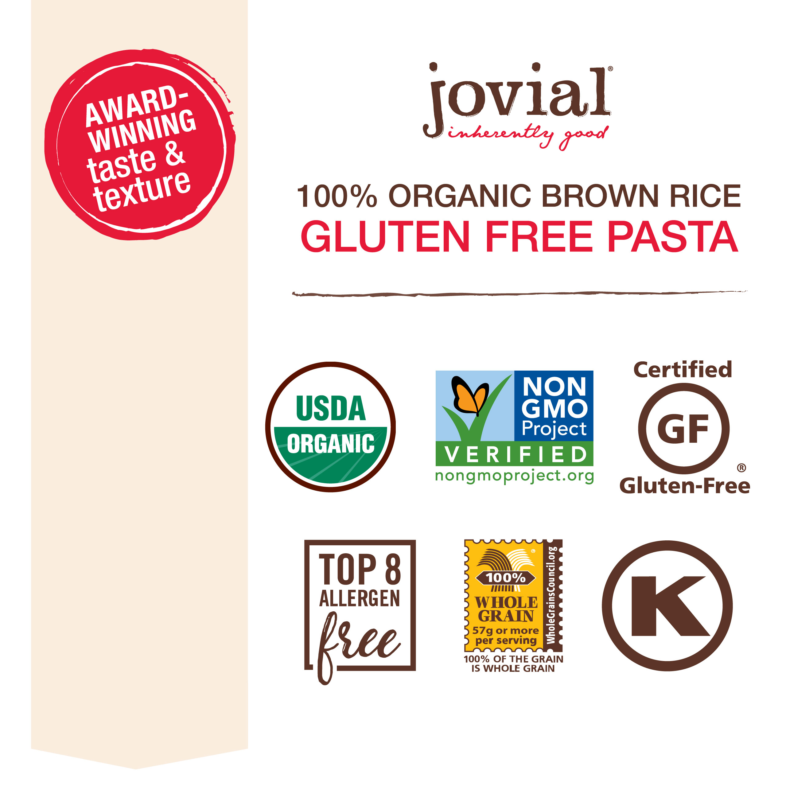 Jovial 100 Organic GlutenFree Brown Rice Spaghetti Pasta, 12oz Best