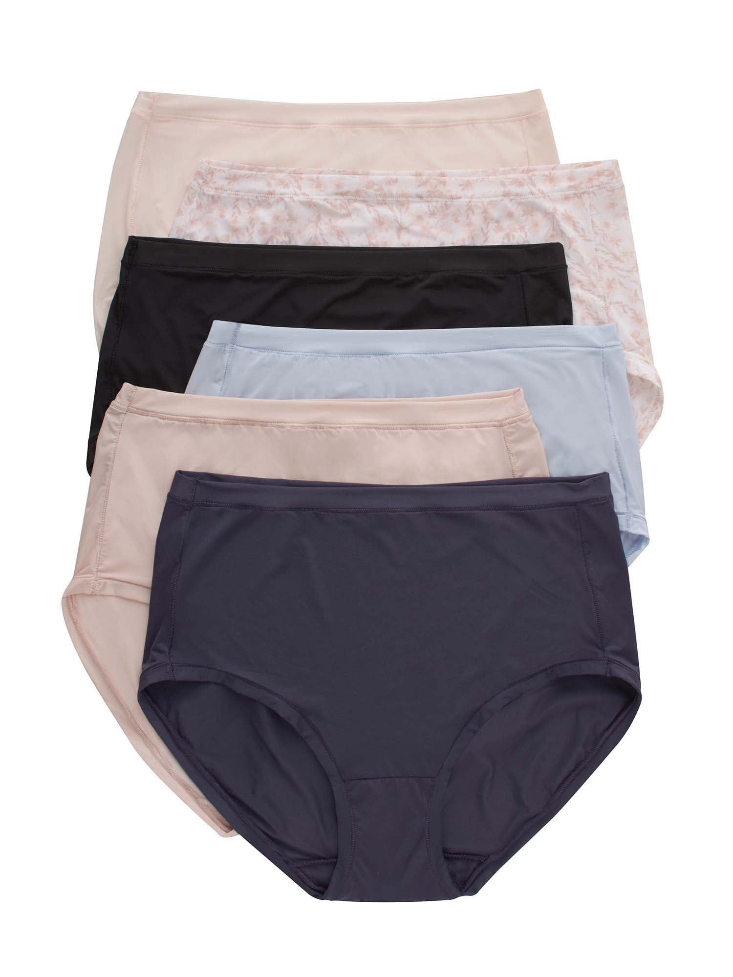Mejores ofertas e historial de precios de Hanes Women's Comfort Flex Fit  Stretch Microfiber Modern Brief Underwear, 6-Pack en