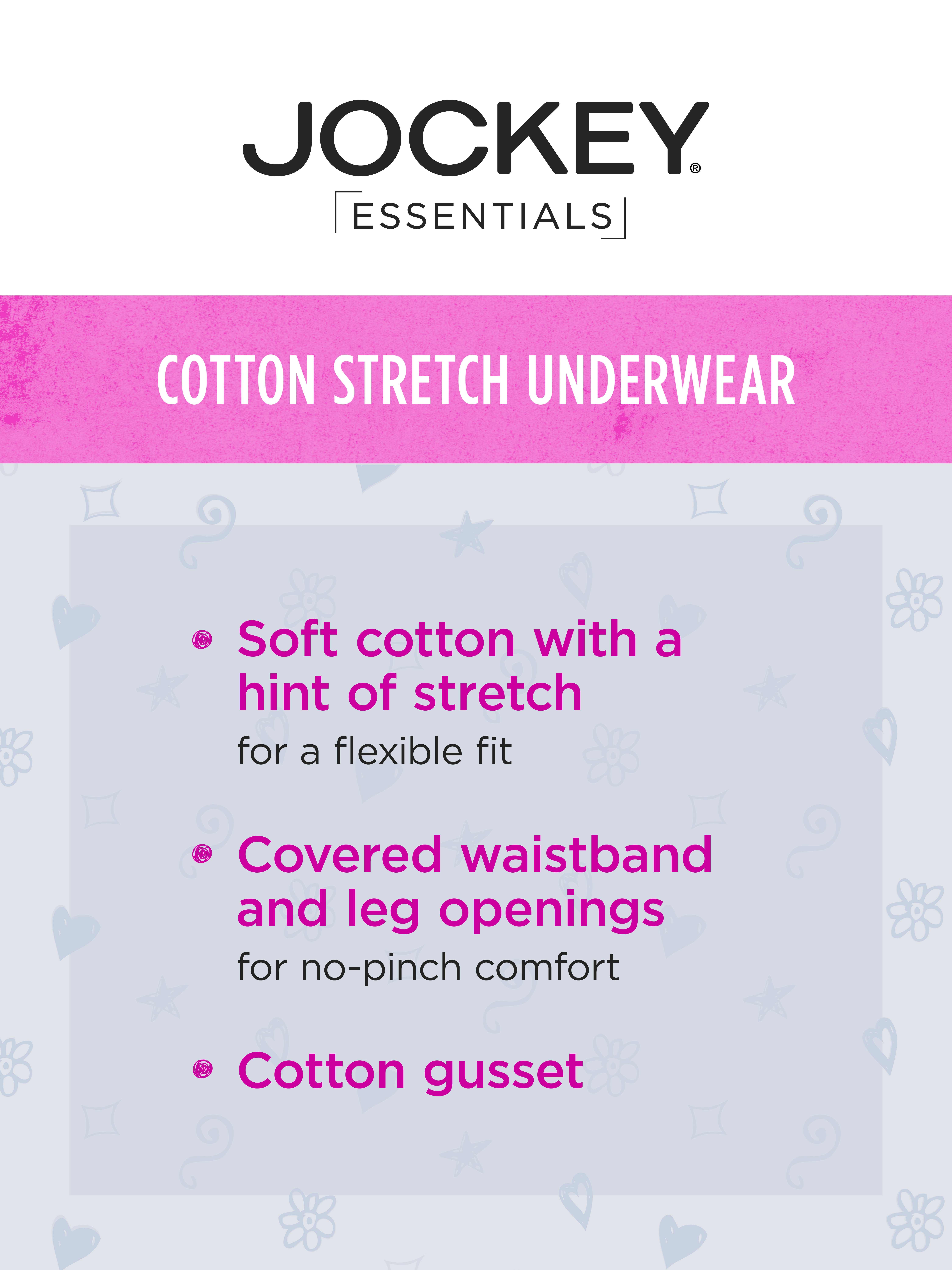 Jockey® Girls' Cotton Stretch Bikini - 3 Pack