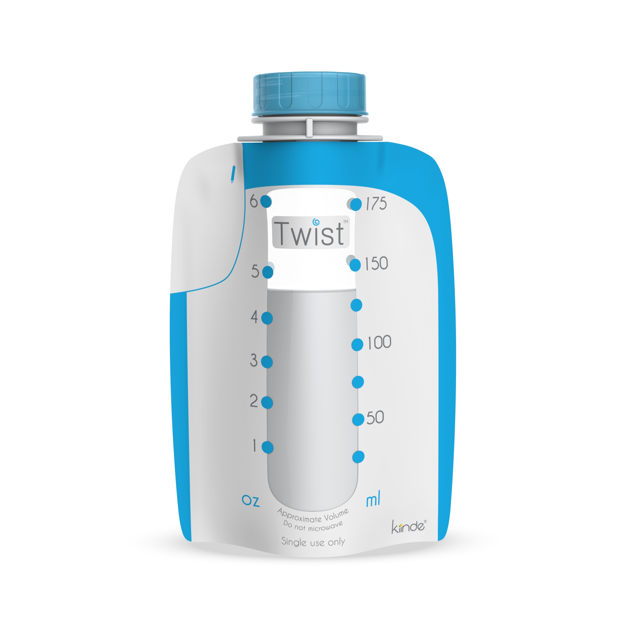 Kiinde Twist Pouch DirectPump DirectFeed Twist Cap Breast Milk