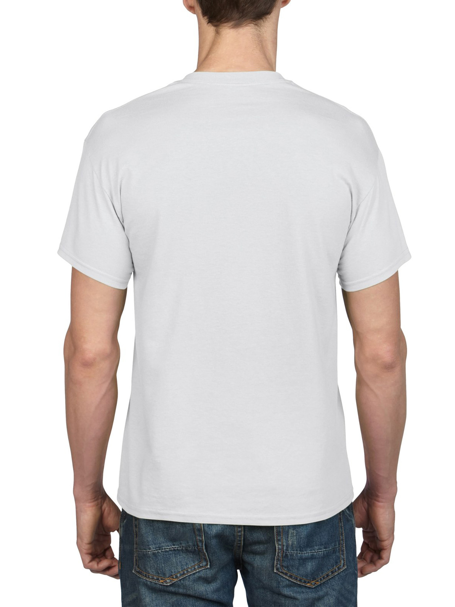 Gildan Men's Soft Style T-Shirt - Natural Color, Short Sleeve, Comfortable Cotton Tee (Size Small)