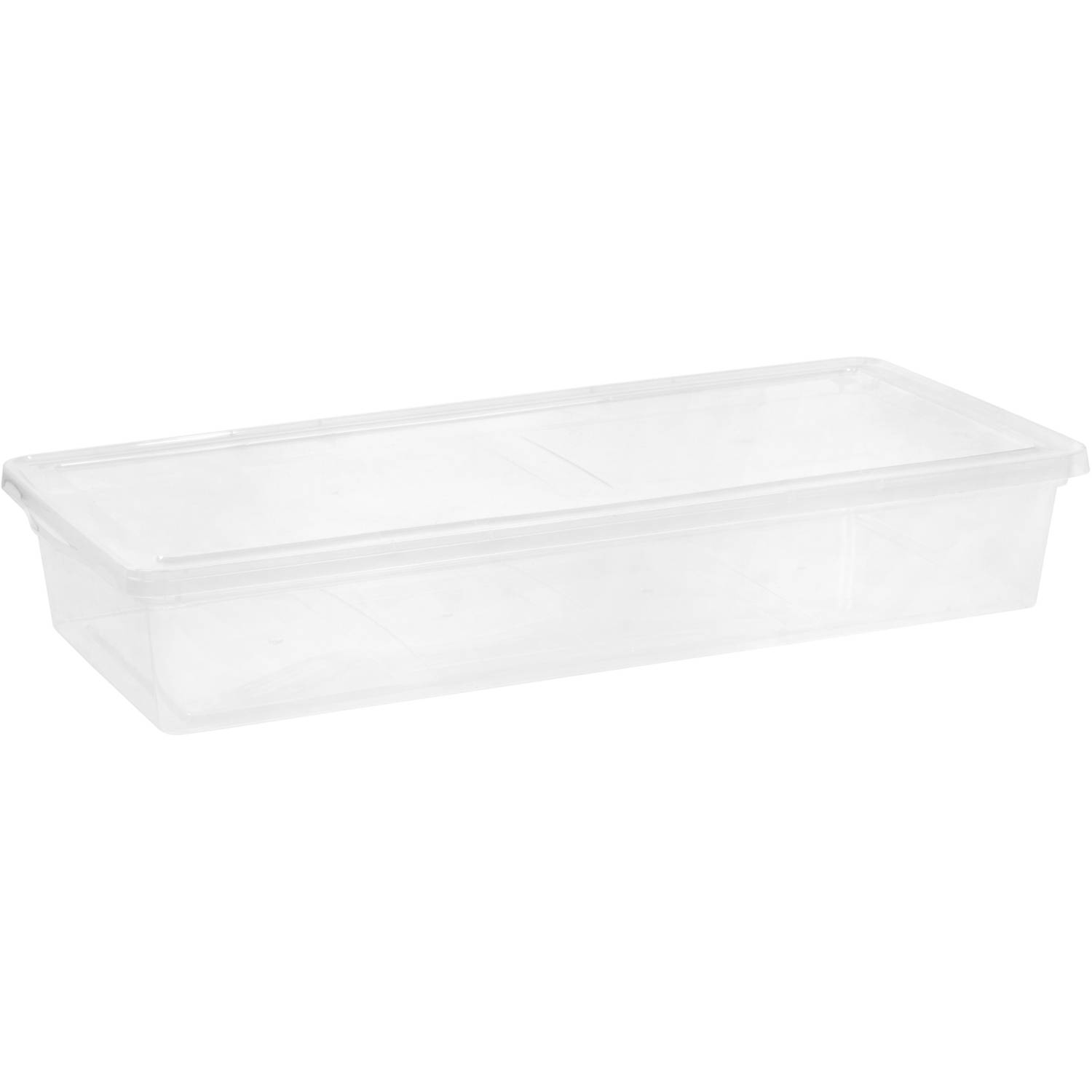 IRIS USA, 41 Quart Under Bed Plastic Clothing or Blanket Storage Box