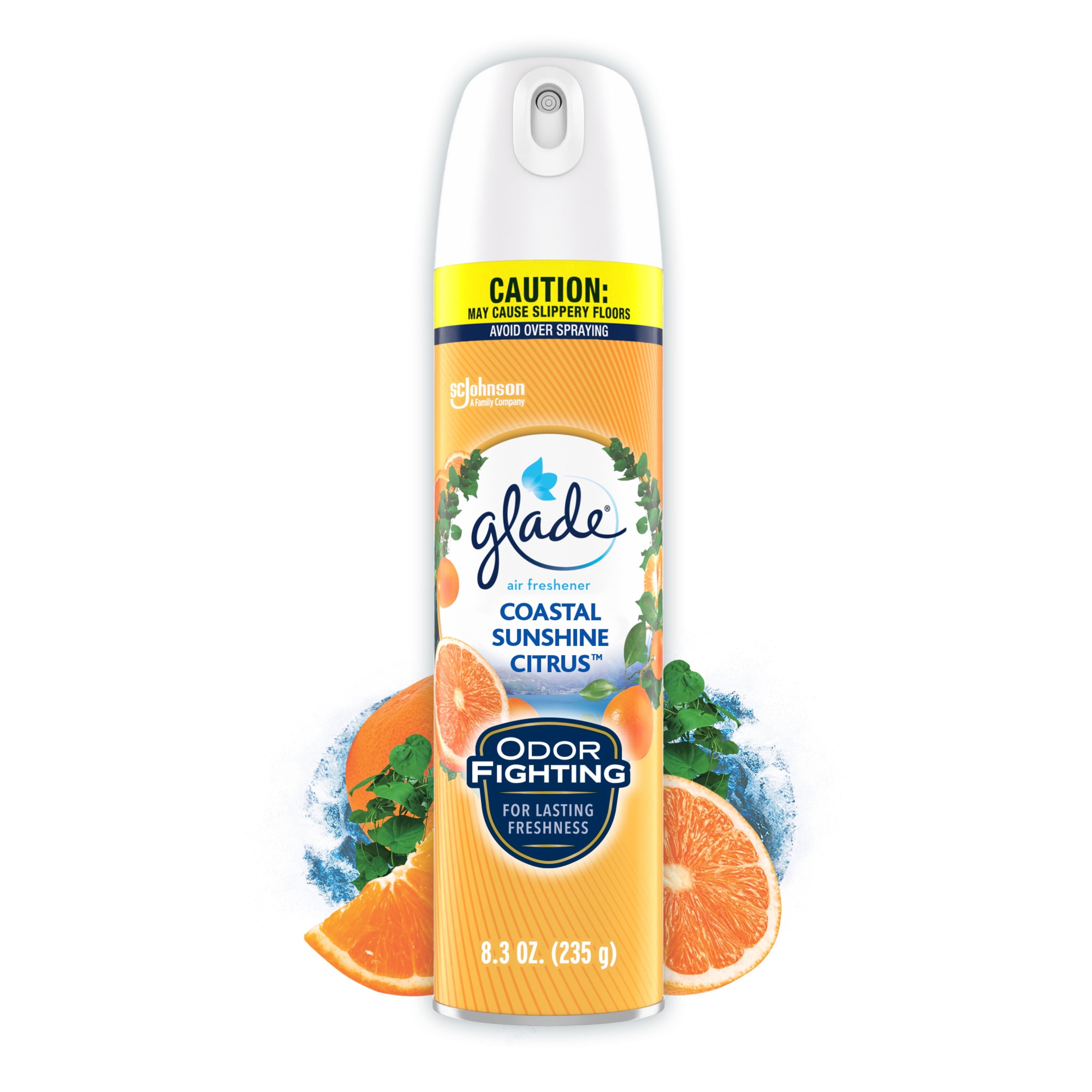 Mejores ofertas e historial de precios de Glade Aerosol Spray, Air Freshener  for Home, Coastal Sunshine Citrus Scent, Fragrance Infused with Essential  Oils, Invigorating and Refreshing, with 100% Natural Propellent, 8.3 oz