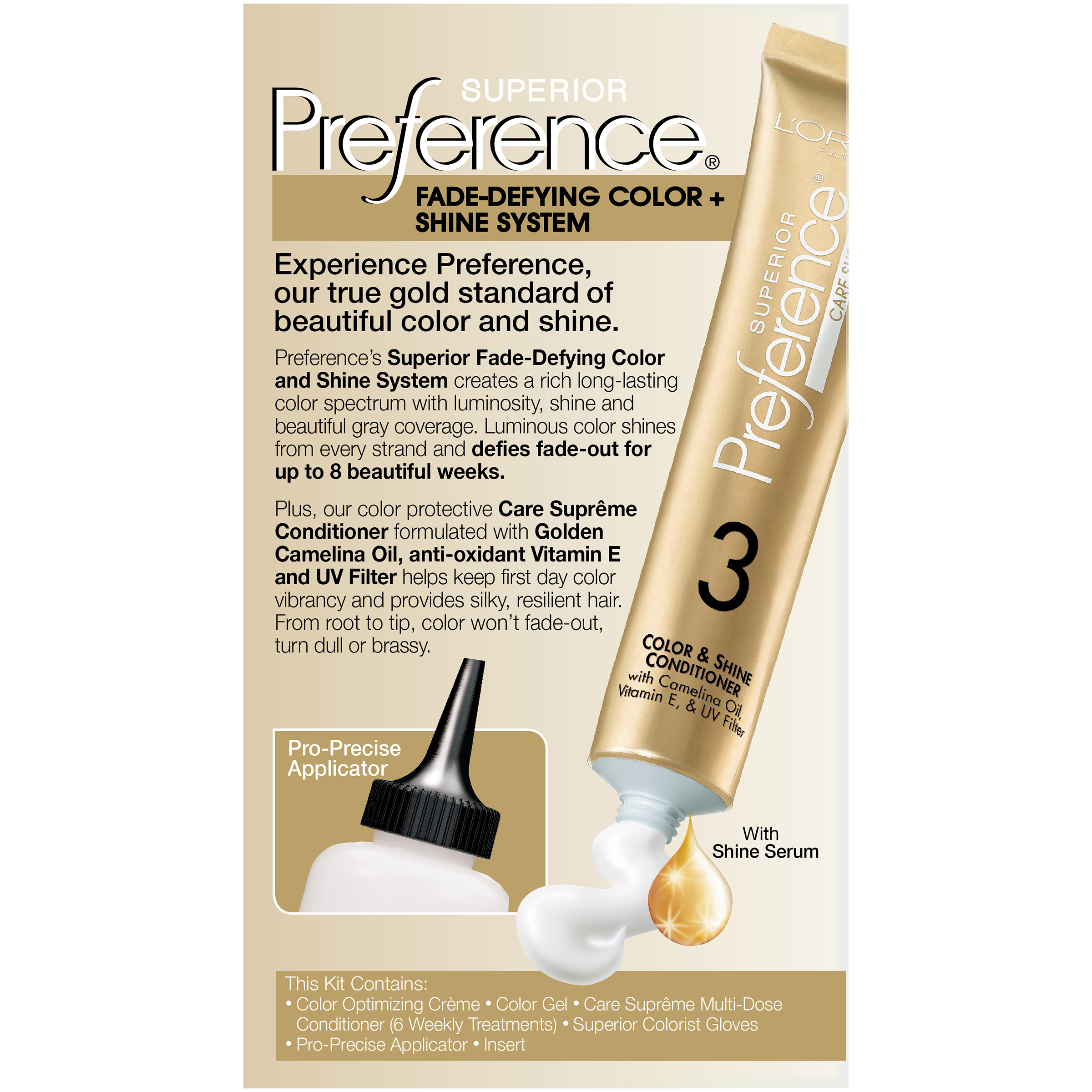 L'Oreal Paris Superior Preference FadeDefying Shine Permanent Hair