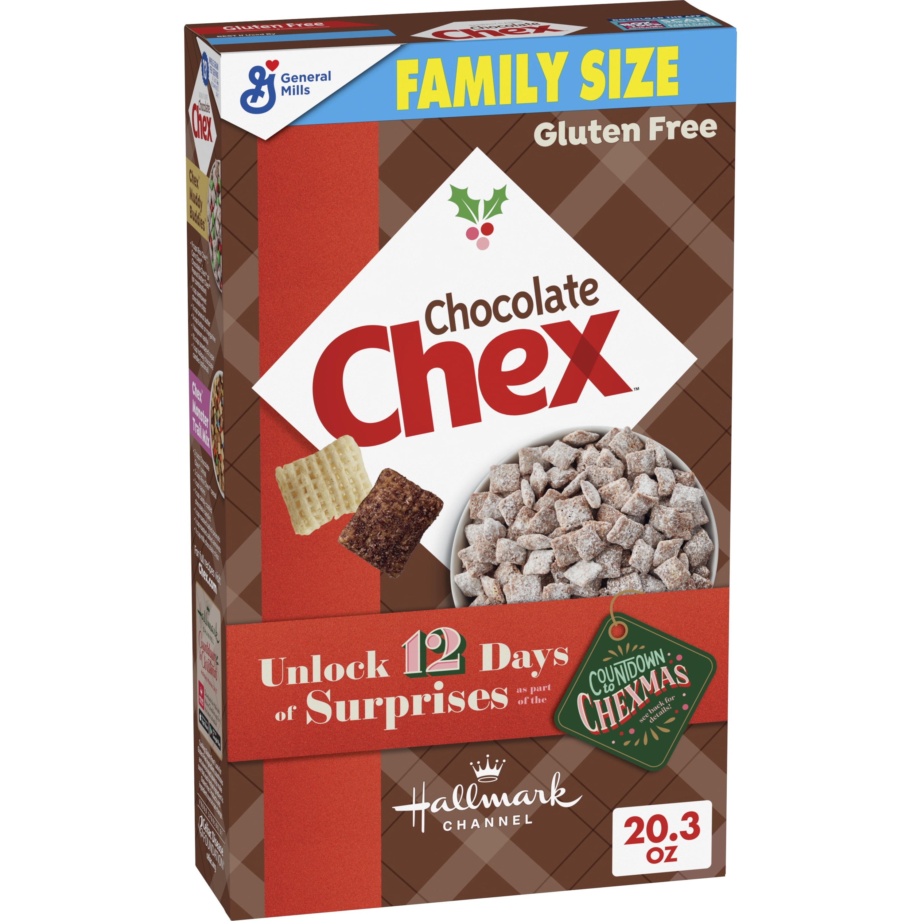 Chocolate Chex Gluten Free Breakfast Cereal, Made with Whole Grain