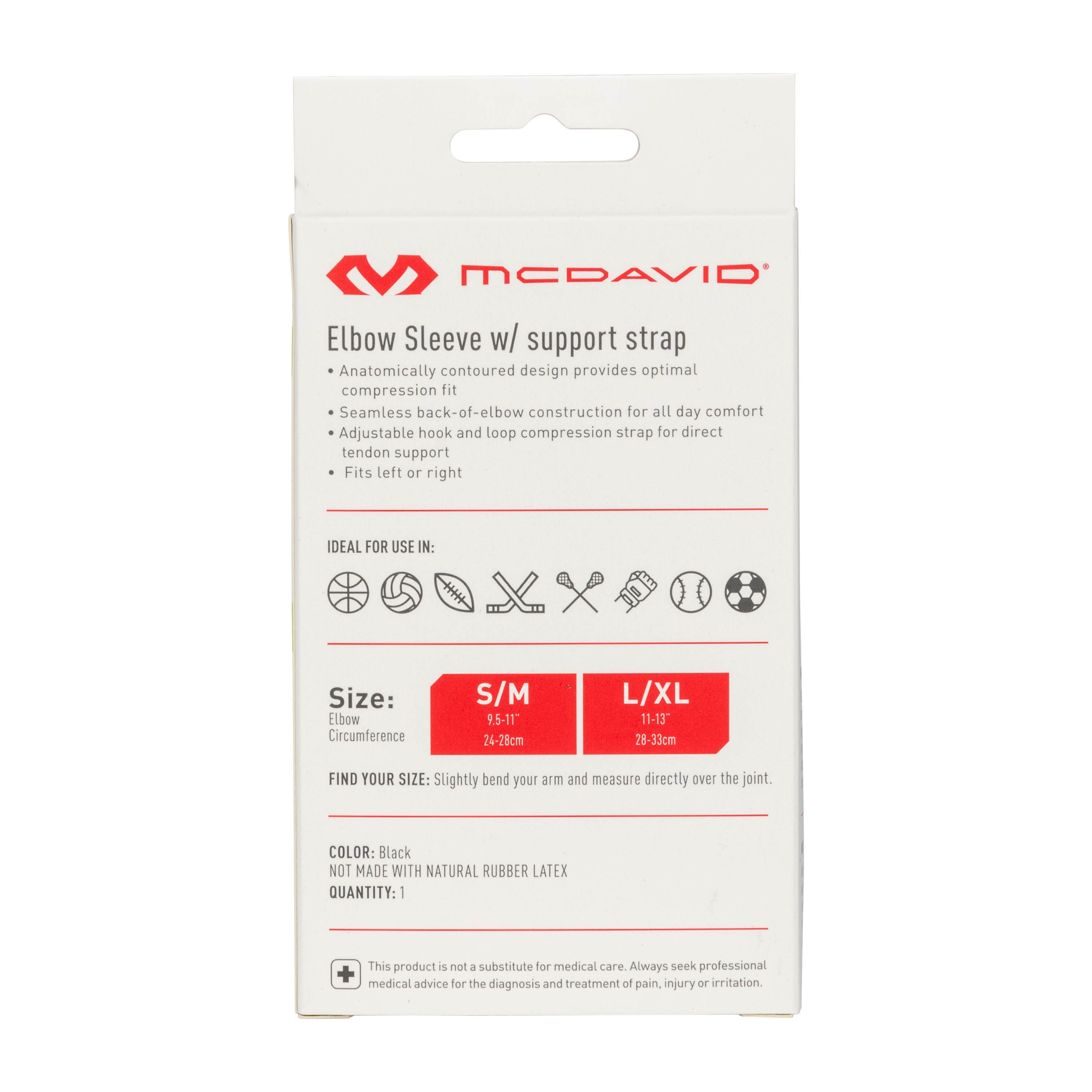 McDavid Knee Brace W/ Dual Hinge Support for Support and Relief,  Small/Medium