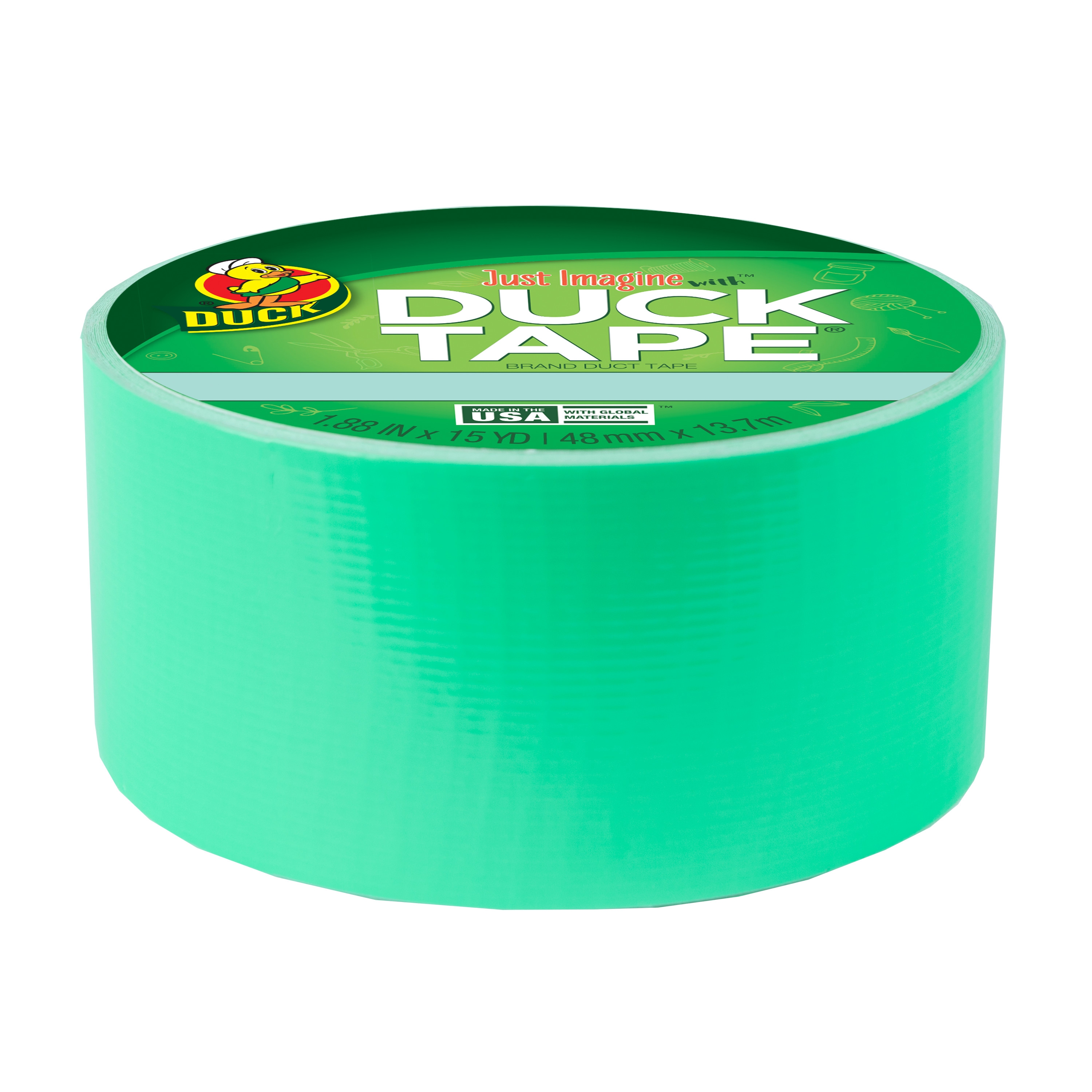 Duck Brand Color Duct Tape, 1.88 X 15 Yard, Pink Neon 