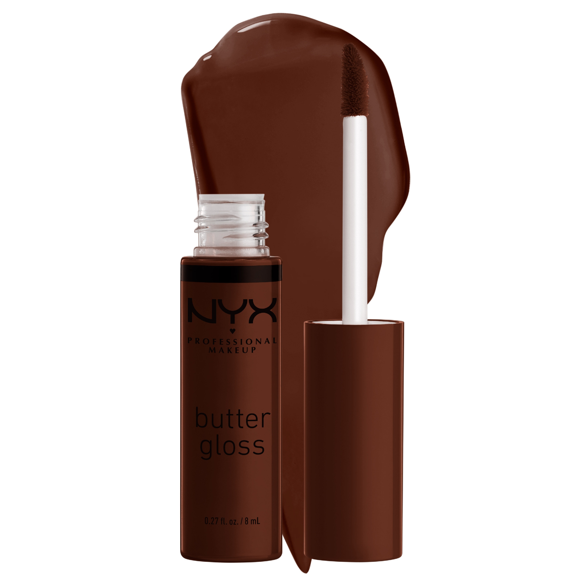 NYX Professional Makeup Butter Gloss, NonSticky Lip Gloss, Eclair, 0.
