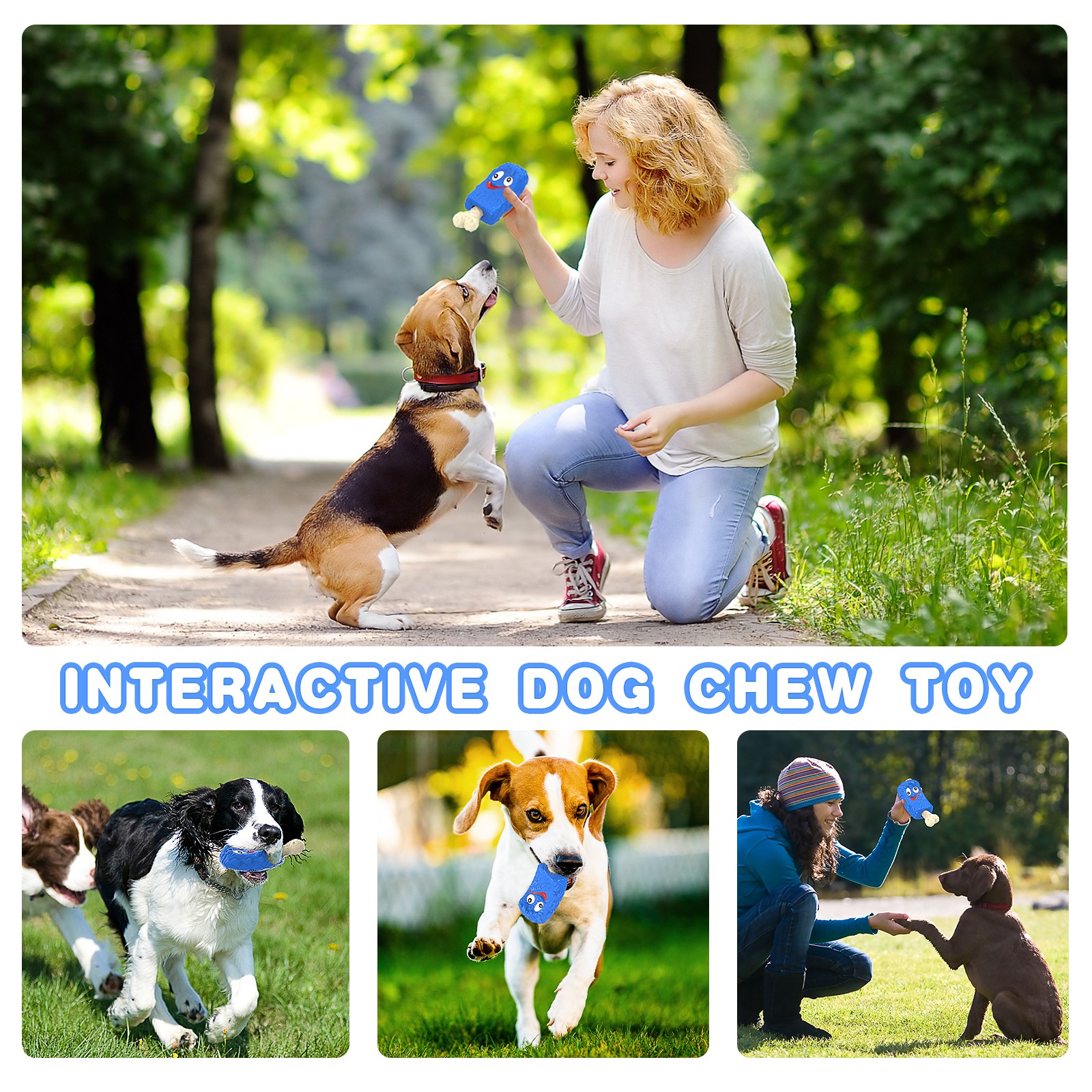  PcEoTllar Dog Toys for Aggressive Chewers