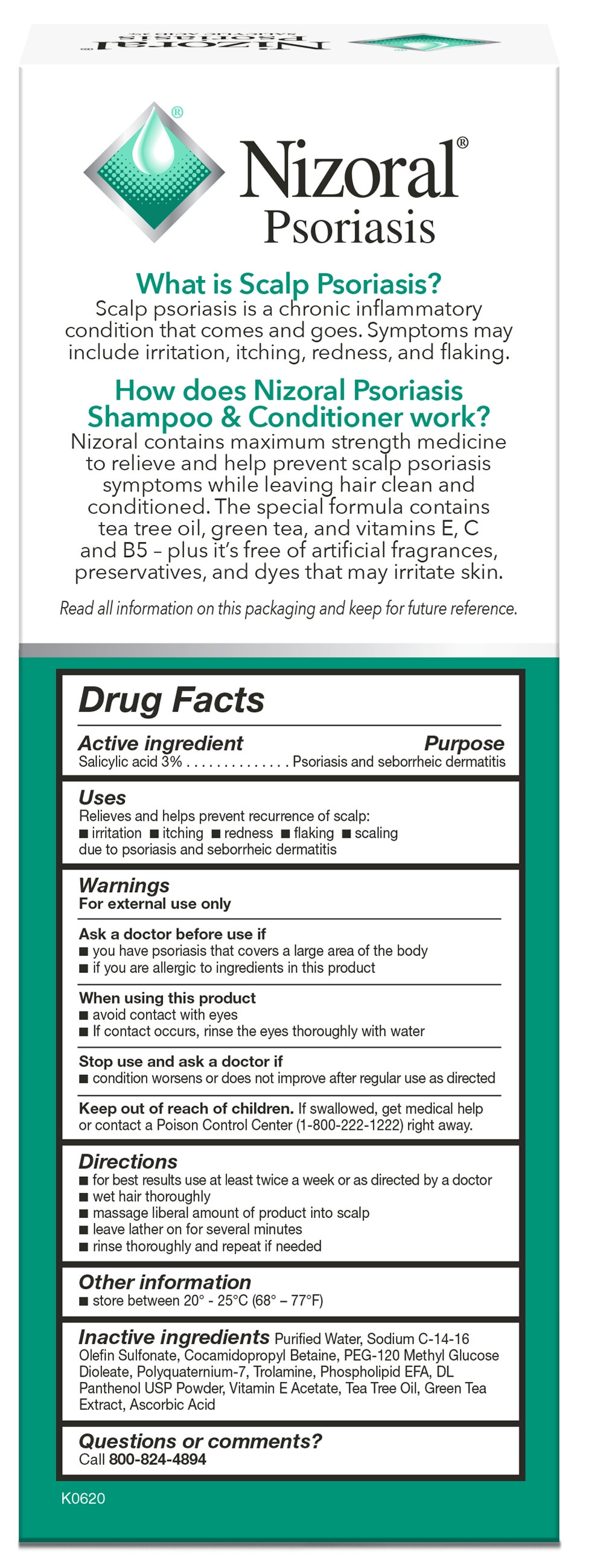 Nizoral Psoriasis Scalp Shampoo and Conditioner, 11 Oz Best Deals and