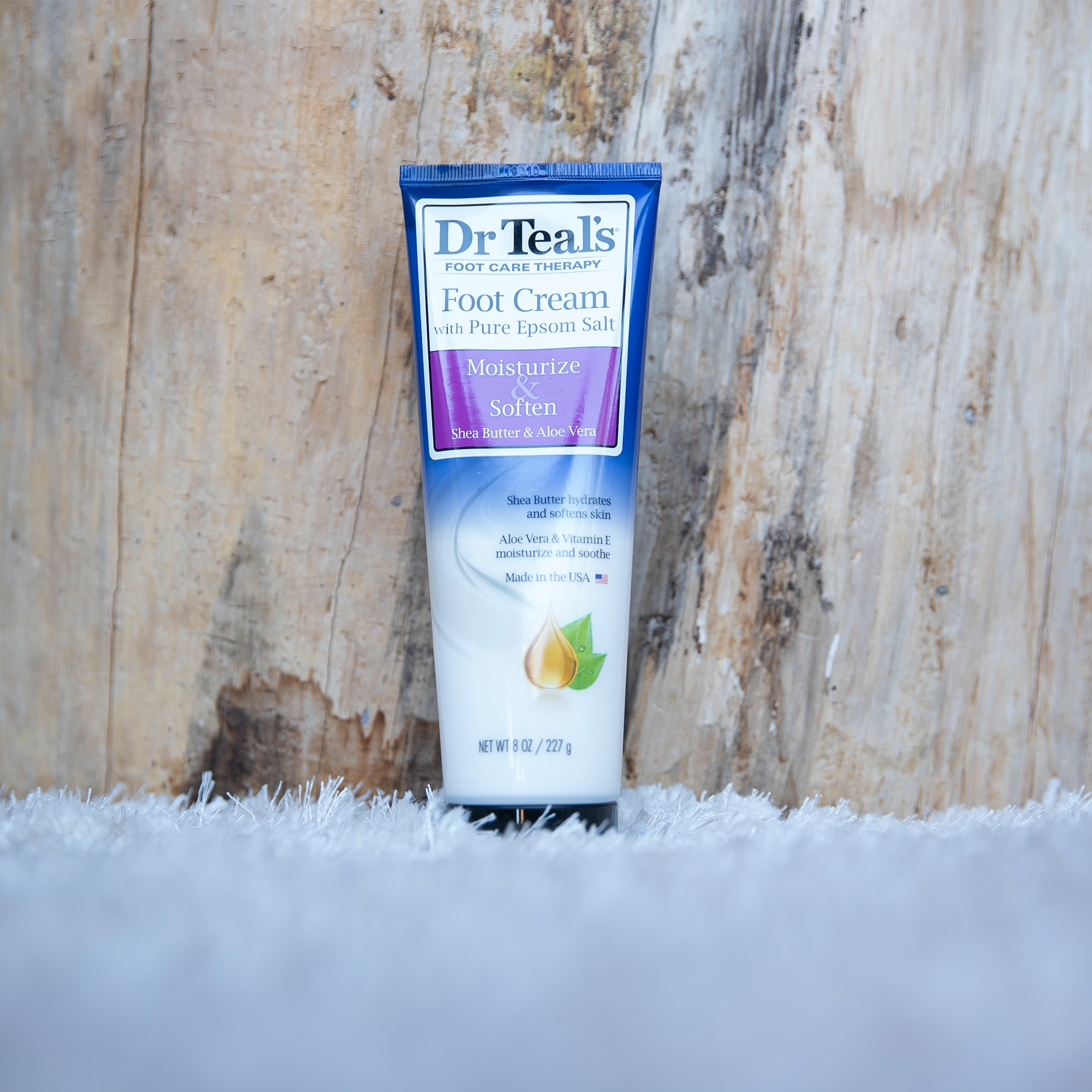 Dr Teal's Foot Cream, Moisture & Soften with Shea Butter & Aloe Vera, 8