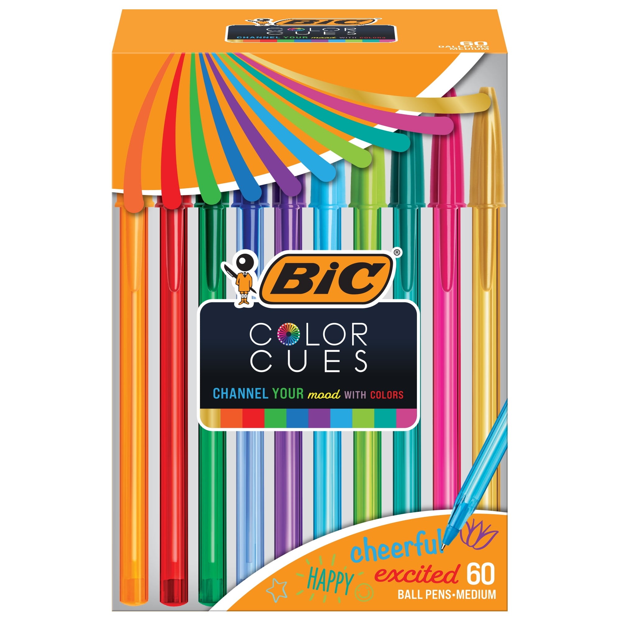 BIC Kids Ultra Washable Markers, Jumbo Chisel Point, Assorted Colors, 10  Markers/Box (BKCMJ10-AST)