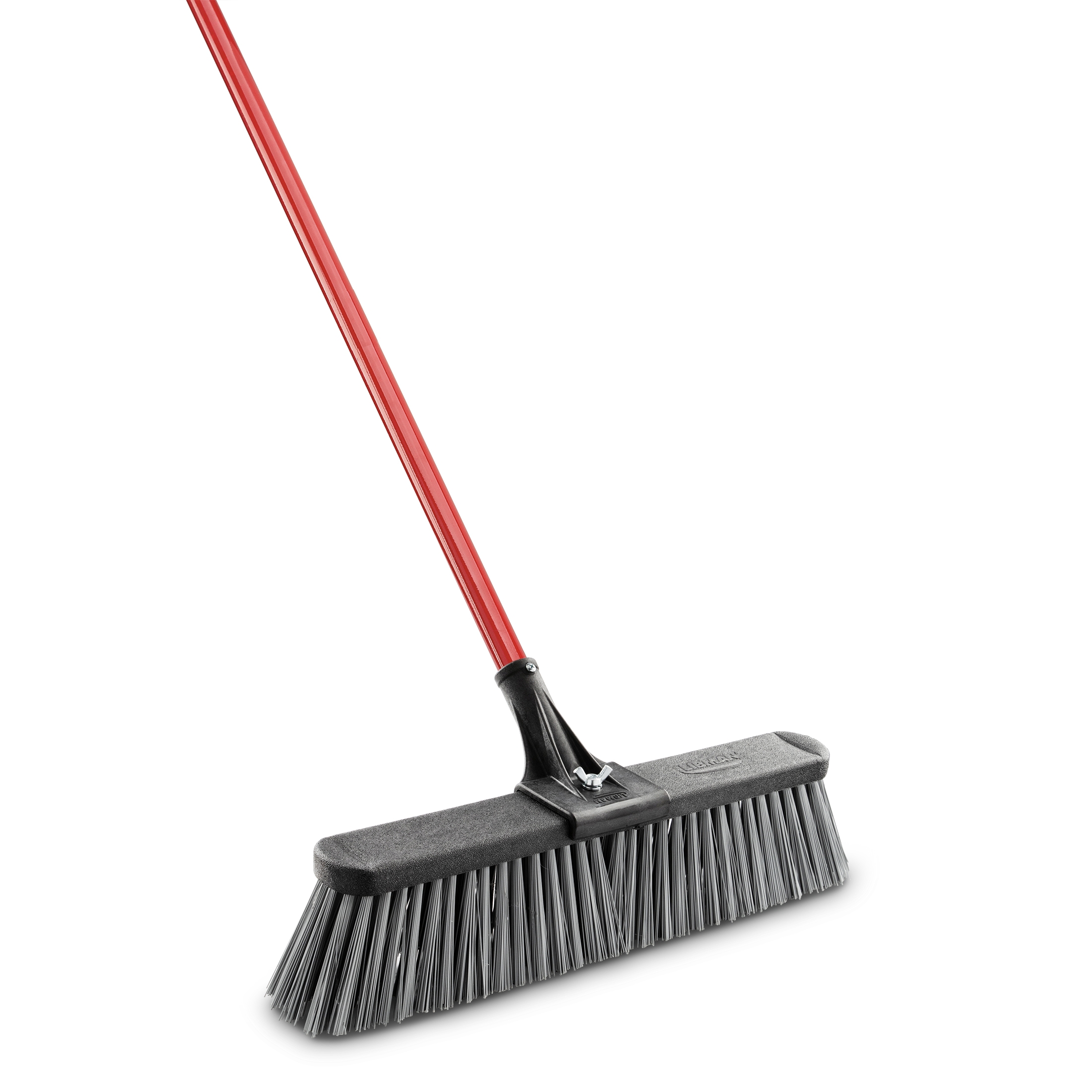 Libman Floor Scrub Brush with Steel Handle and Scraper, 1.3 inch Recycled  Fiber Bristles, 1271 