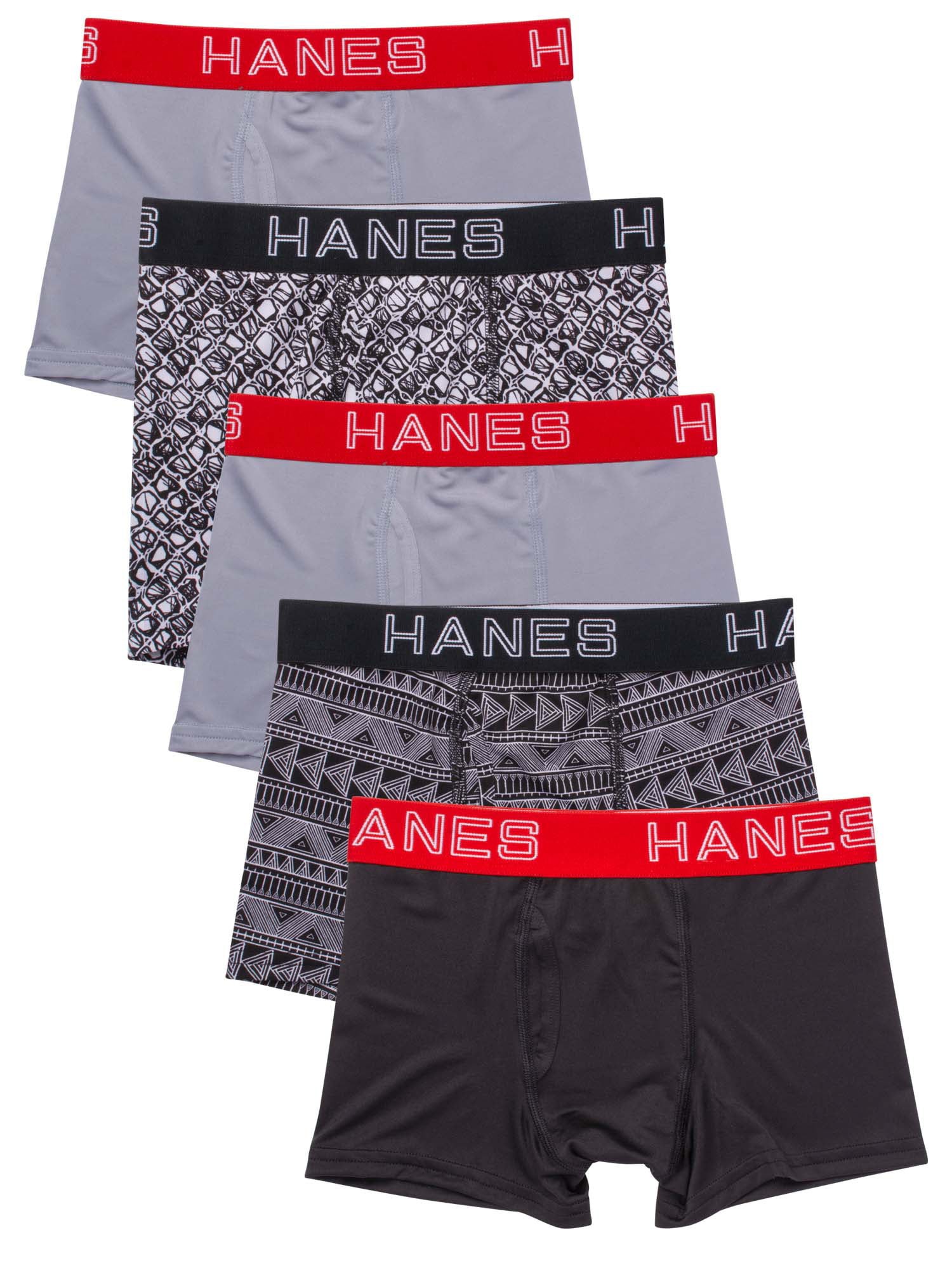 Mejores ofertas e historial de precios de Hanes Boys' X-Temp Stretch Boxer  Brief Underwear, 5-Pack, Sizes S-XXL en