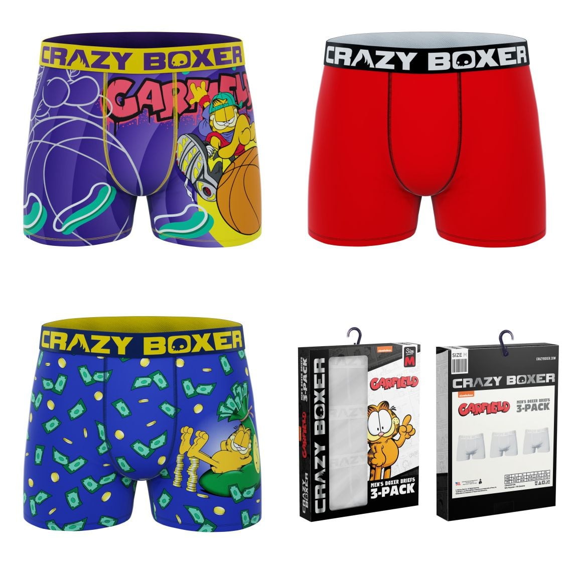 CRAZYBOXER Crazy Boxers Cheez-It All Over Boxer Briefs