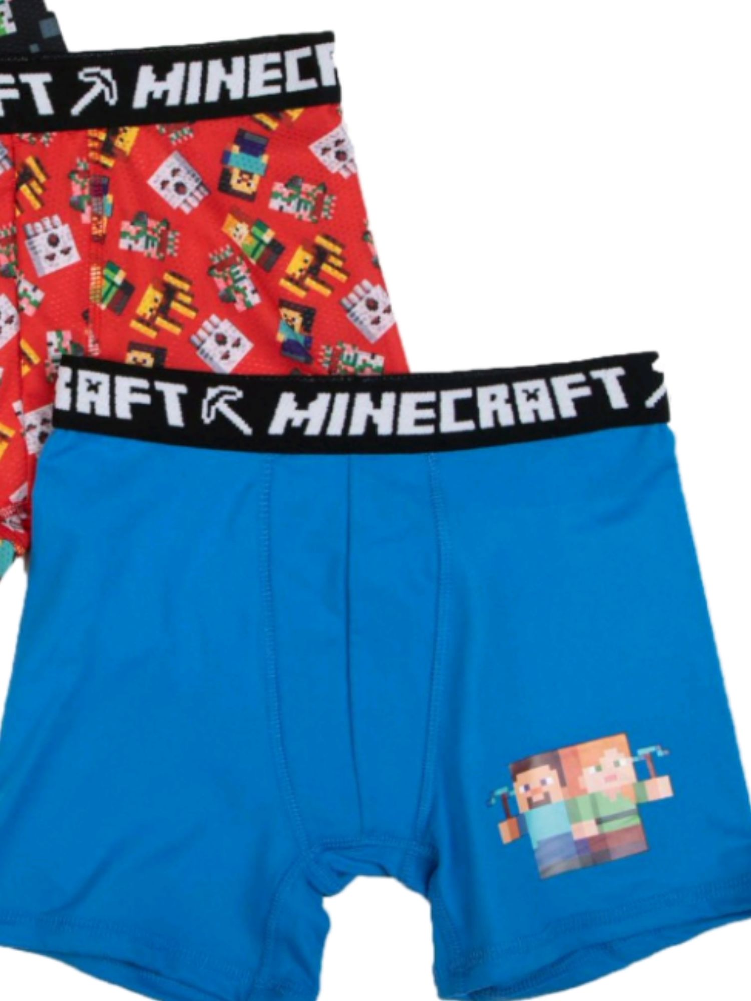 Minecraft Underwear Boys Medium 8 Creeper Crew Fun Boxer Briefs