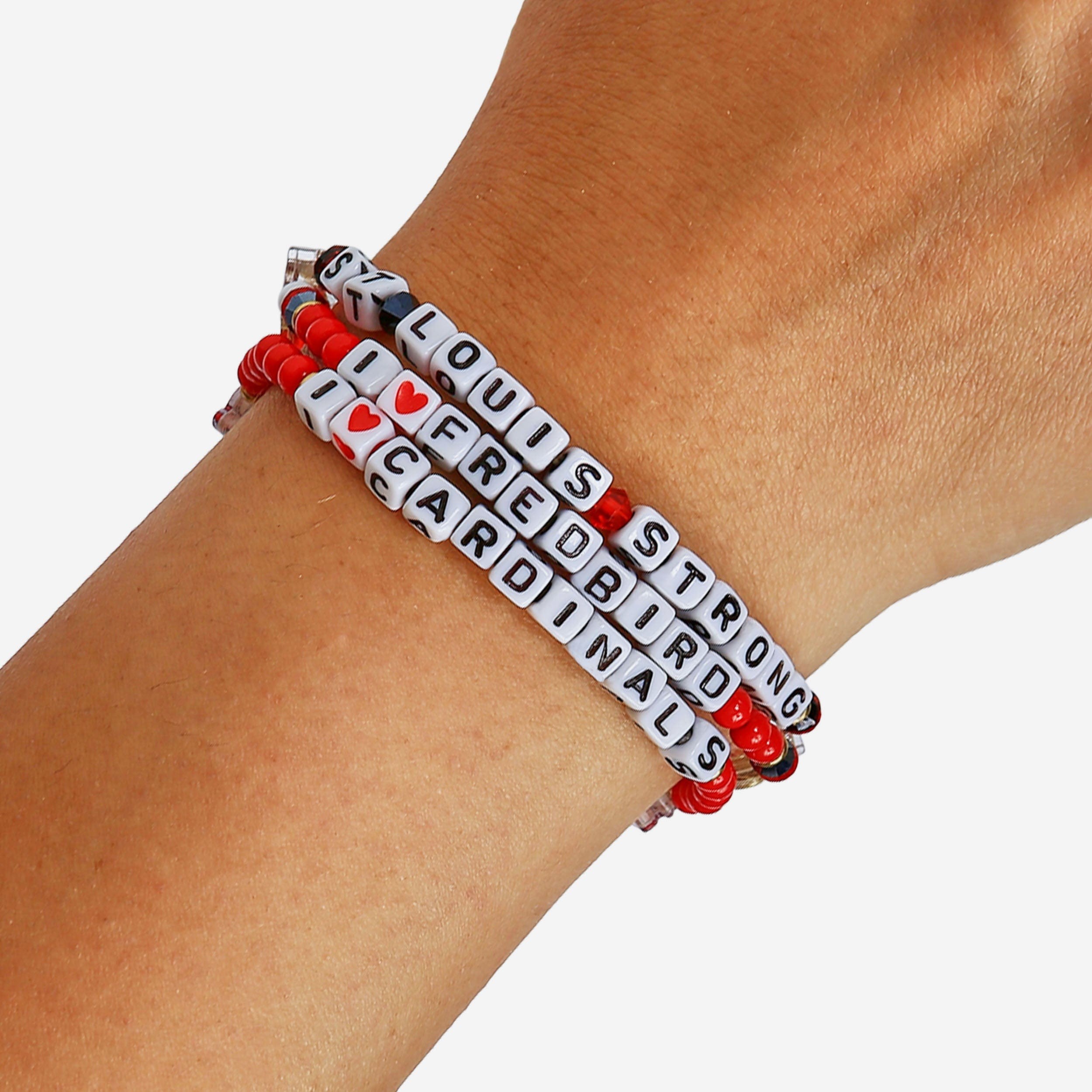 St Louis Cardinals 3 Pack Friendship Bracelet