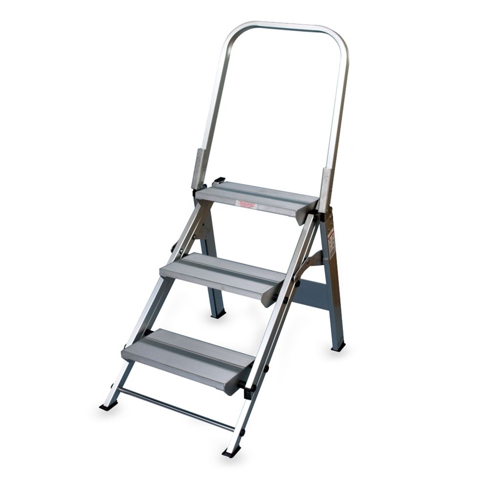 Xtend & Climb® WT3 Professional Series 3-Step Folding Step Ladder | Bed ...
