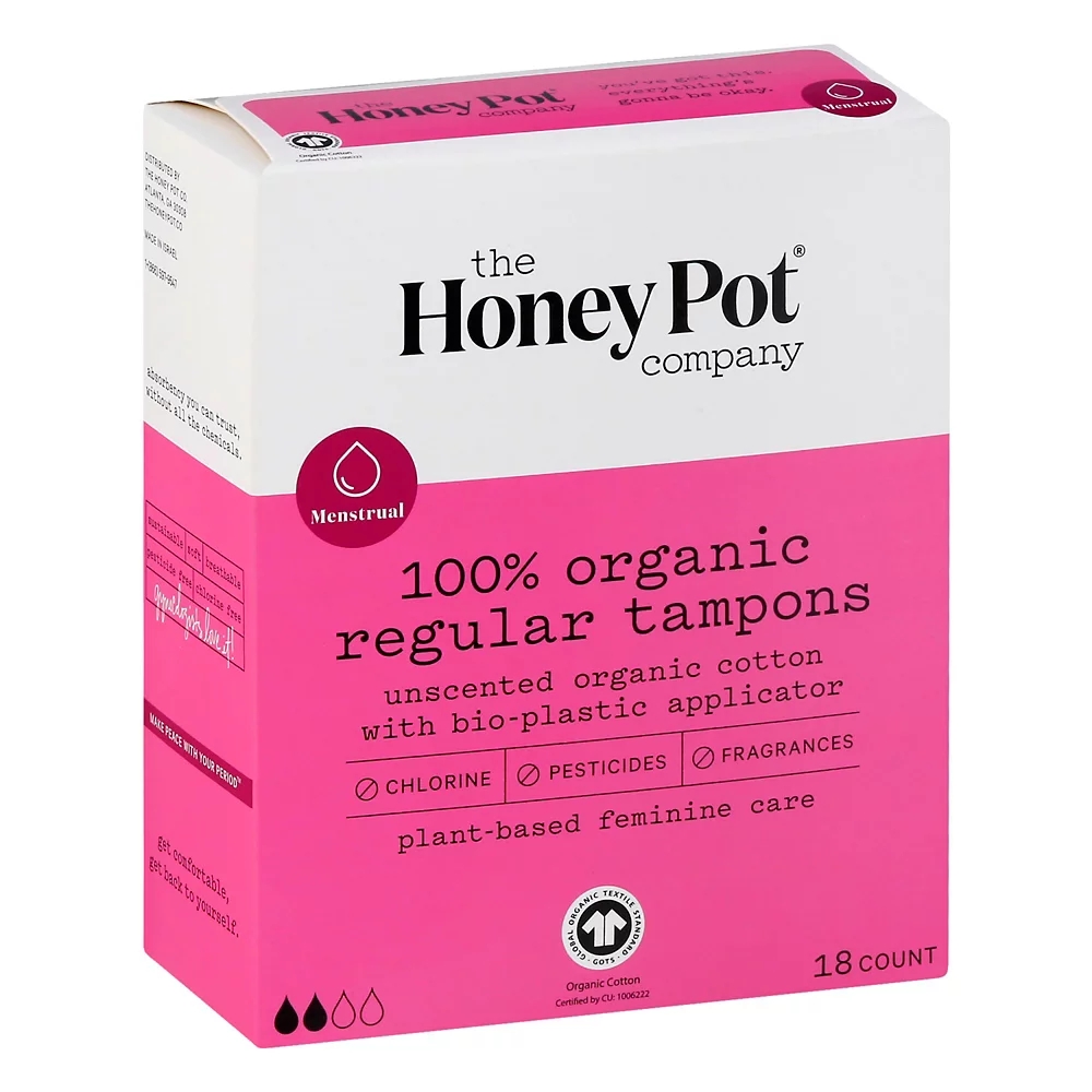 The Honey Pot 18Count Organic Regular Tampons Best Deals and Price