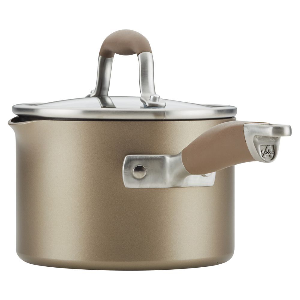 Anolon® Advanced™ Home Nonstick 2 qt. HardAnodized Aluminum Straining