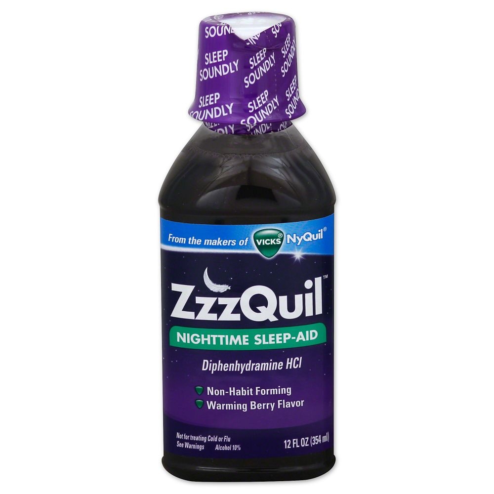 Vicks® ZzzQuil™ 12 fl. oz. Nighttime Sleep-Aid in Warming Berry Flavor ...