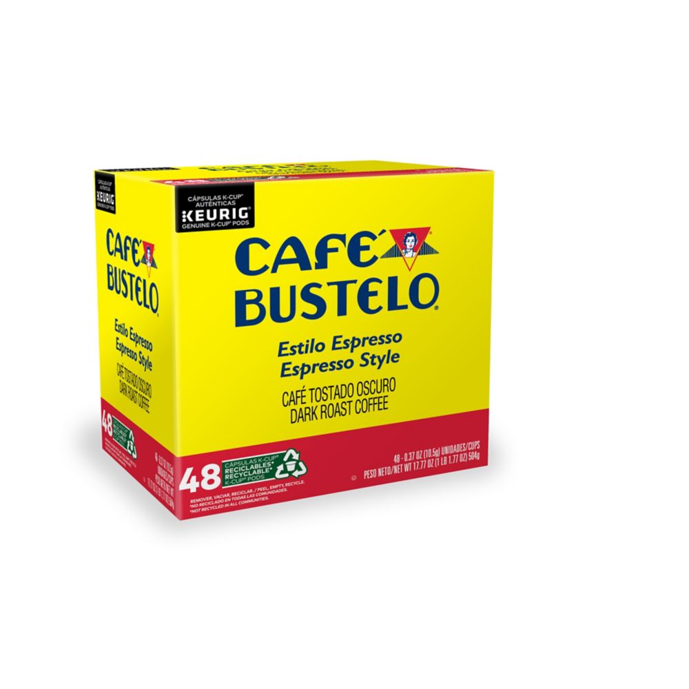 Café Bustelo® Espresso Roast Style Coffee Keurig® KCup® Pods 48Count