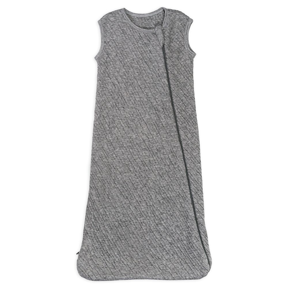 Honest Baby Medium Matelassé MiniQuilted Organic Cotton Wearable Blanket In Grey Heather grey