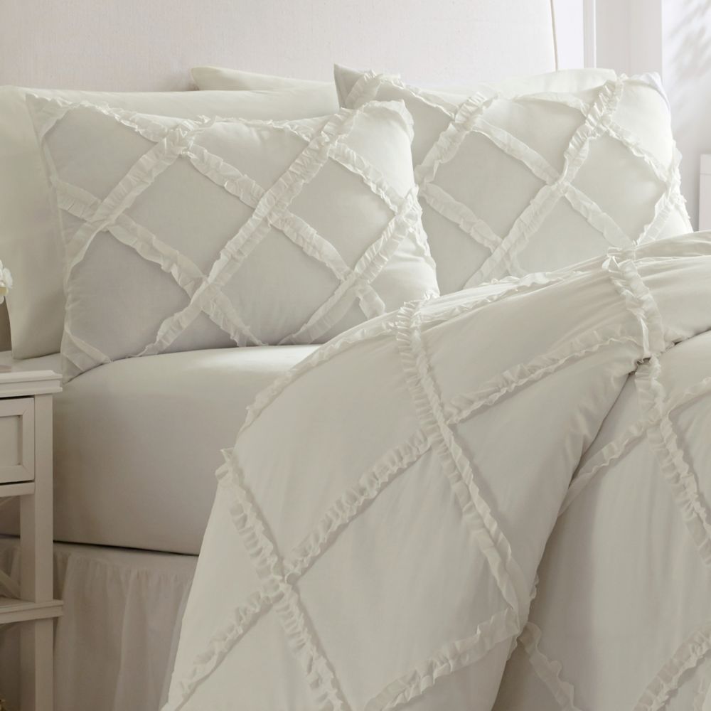 Laura Ashley® Adelina Ruffle Comforter Set Bed Bath & Beyond Best