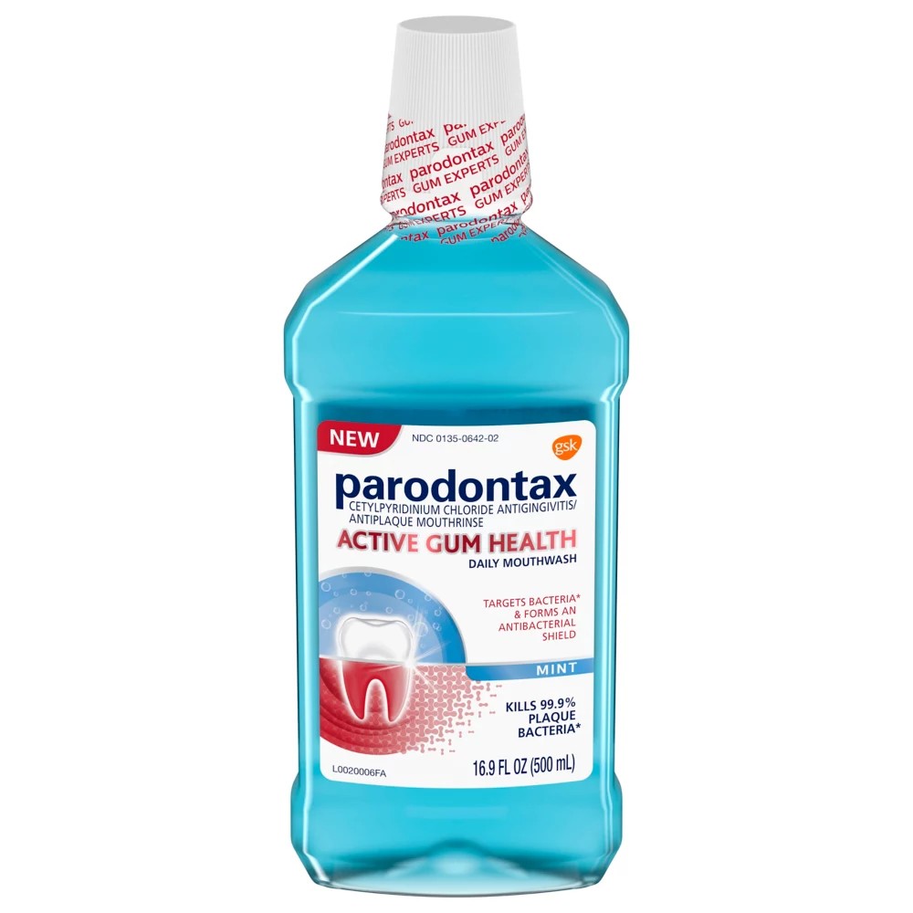 Parodontax 16 Fl. Oz. Active Gum Health Mouthwash In Mint Best Deals