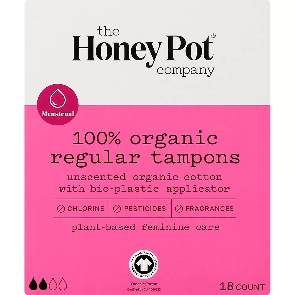 The Honey Pot 18Count Organic Regular Tampons Best Deals and Price