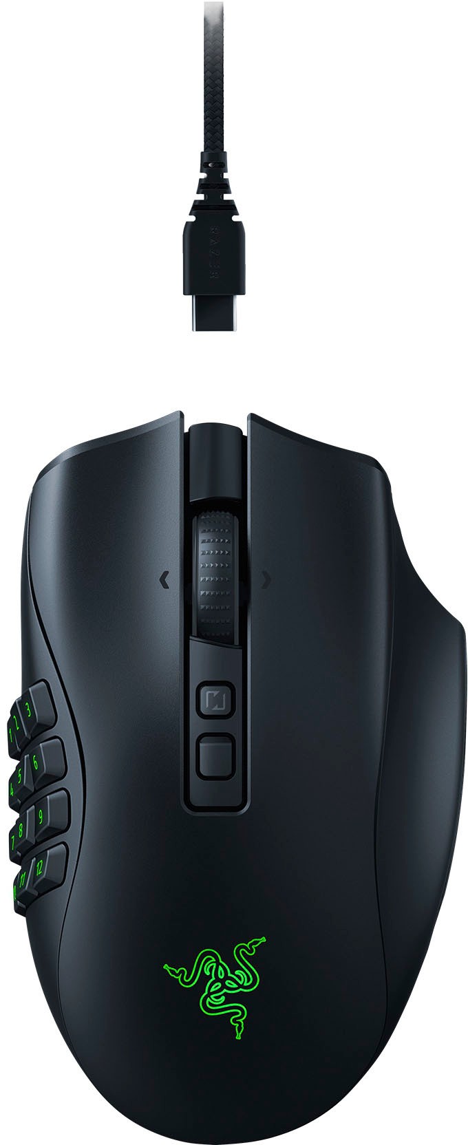 Razer - Naga V2 Pro MMO Wireless Optical Gaming Mouse with ...