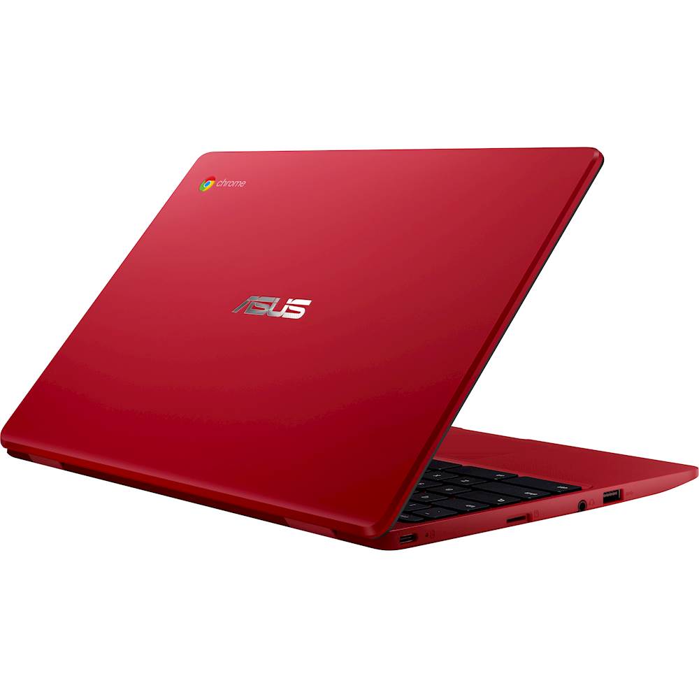 Asus 116 Chromebook Intel Celeron 4gb Memory 32gb Emmc Flash Memory Red Best Deals 5689