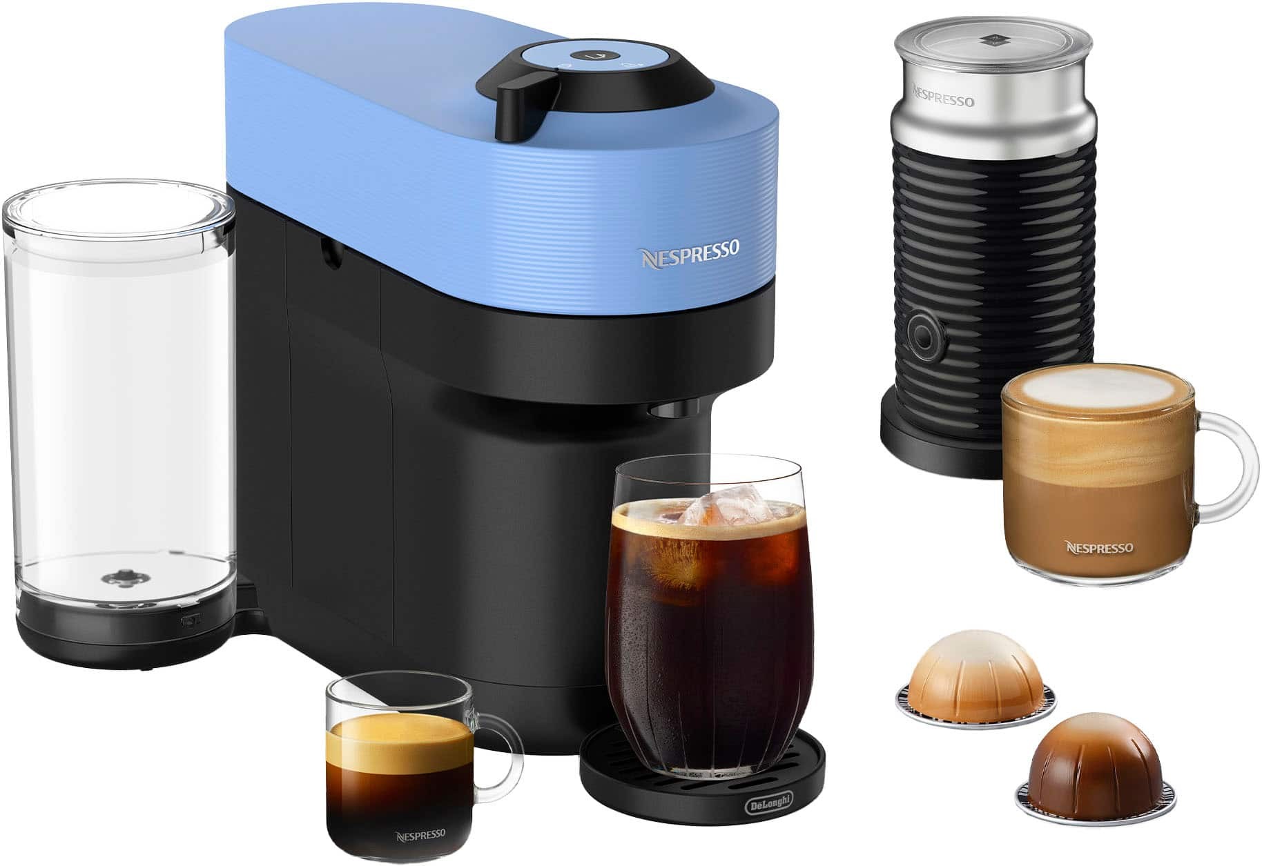 De'Longhi Nespresso Vertuo Pop+ Coffee and Espresso Maker with