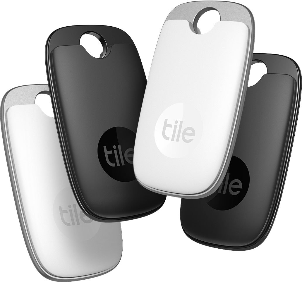 Tile By Life360 - Pro (2022) - 4 Pack Powerful Bluetooth Tracker, Key ...