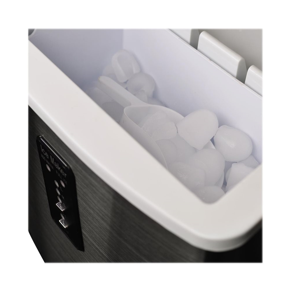 NewAir 12" 28lb Portable Ice Maker 3 Ice Sizes Stainless steel Best Deals and Price