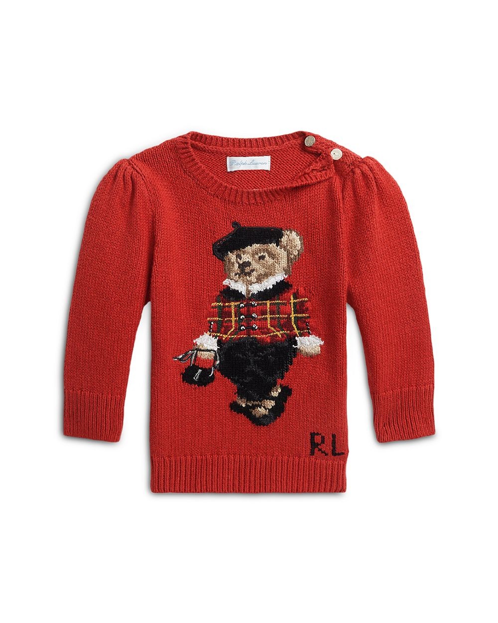 Girls' Polo Bear Intarsia Sweater Baby Best Deals and Price History
