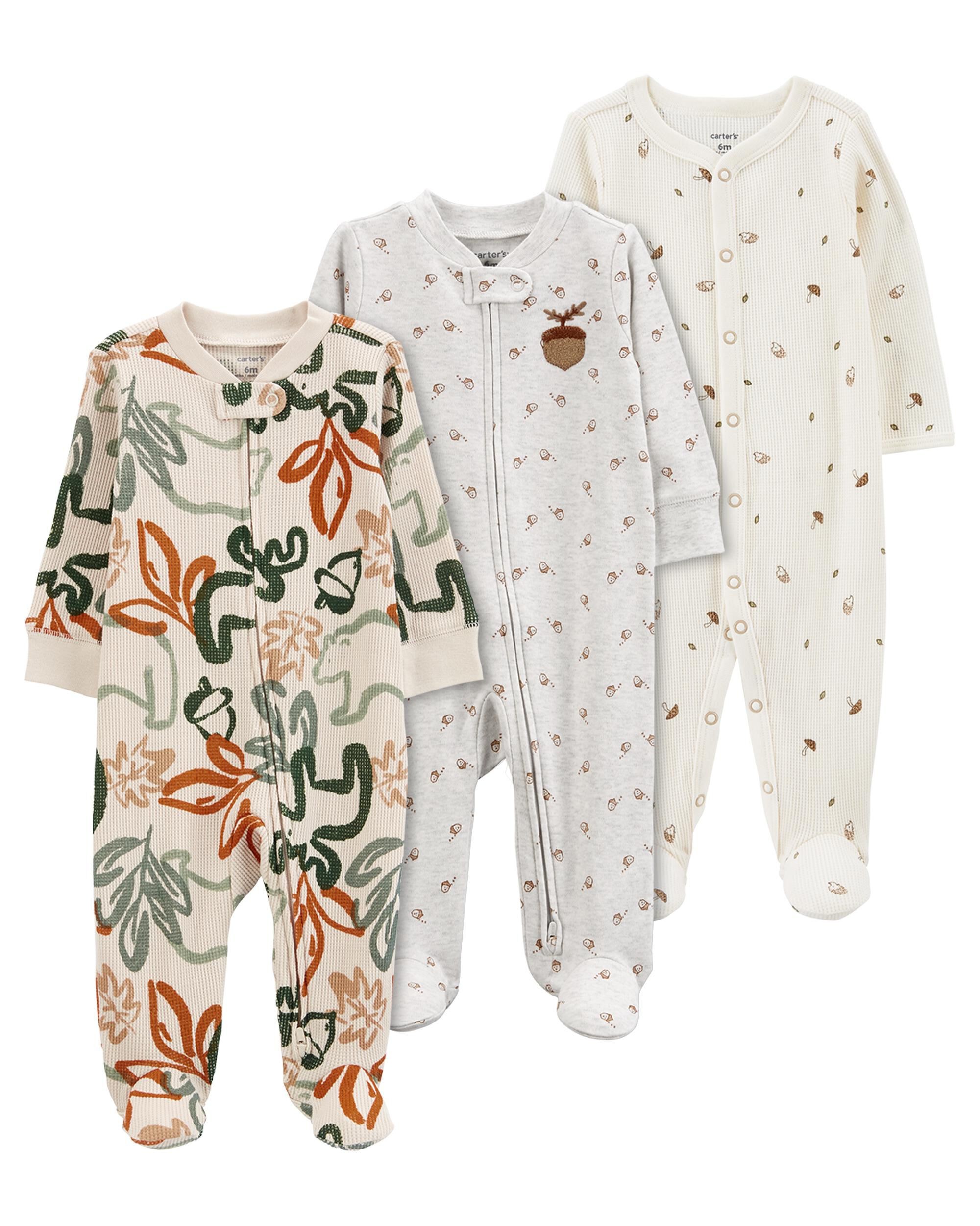 Baby 3-Pack Sleep & Play Pajamas Baby 3-Pack Sleep & Play Pajamas