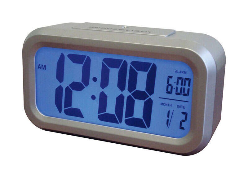 Westclox 5.3 in. Silver Alarm Clock Digital Best Deals and Price ...