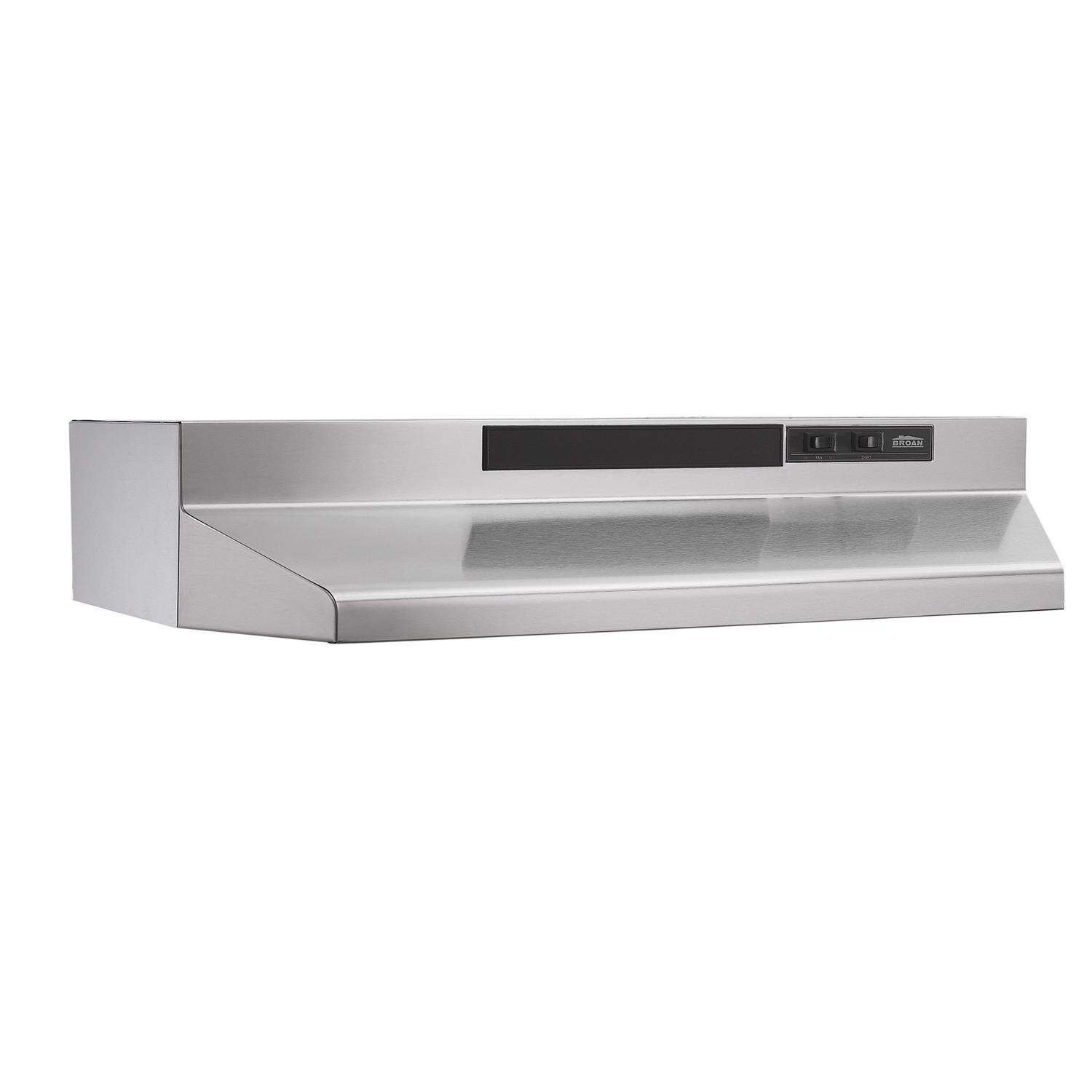 BroanNuTone 30 in. W Silver Range Hood Best Deals and Price History at