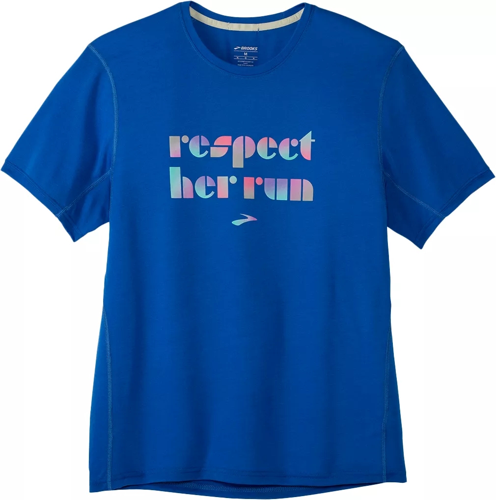 Brooks Men's Empower Her Collection Distance Graphic T-Shirt, Medium ...