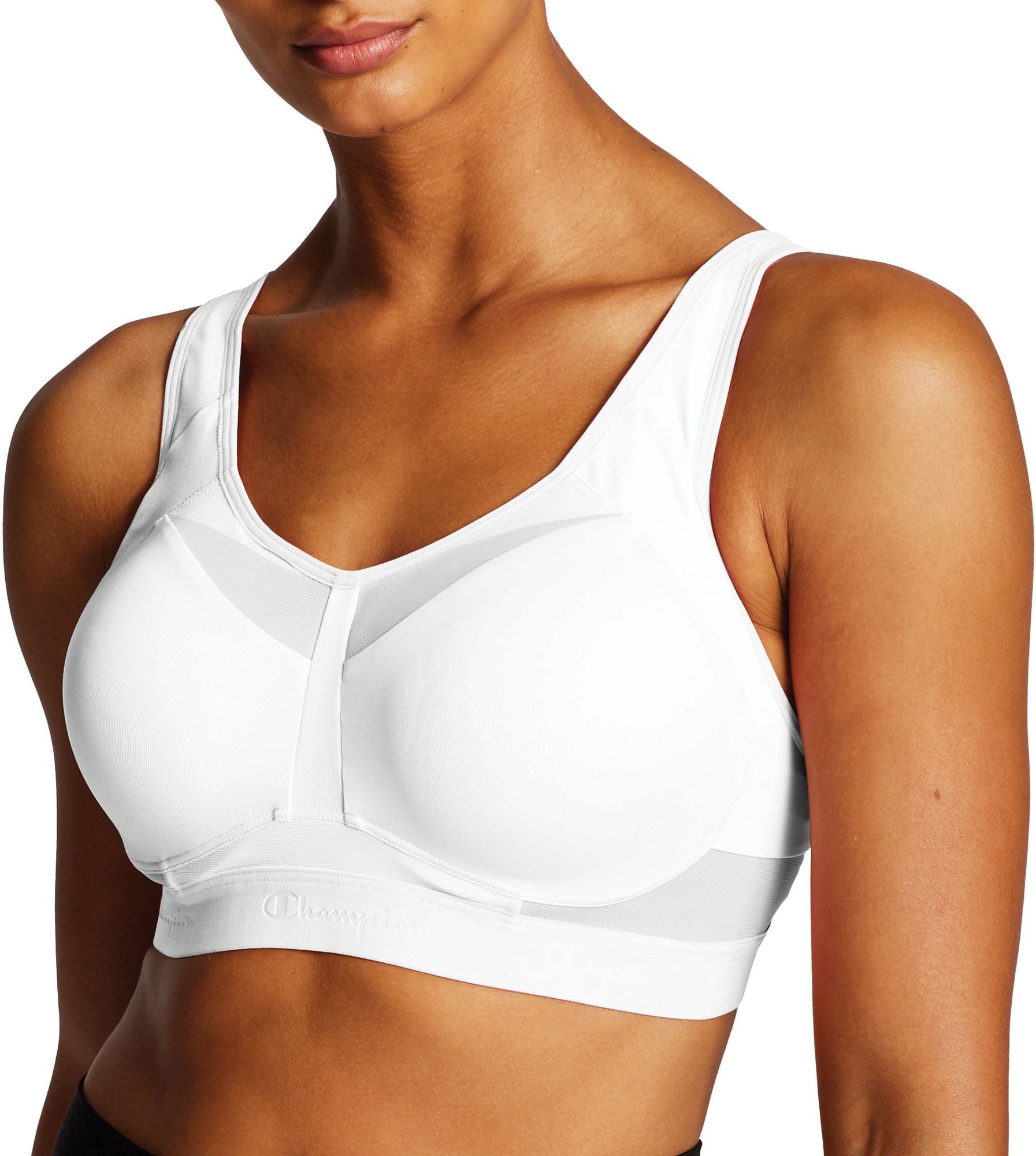 Champion Women's Motion Control Underwire Sports Bra, 38DD, White