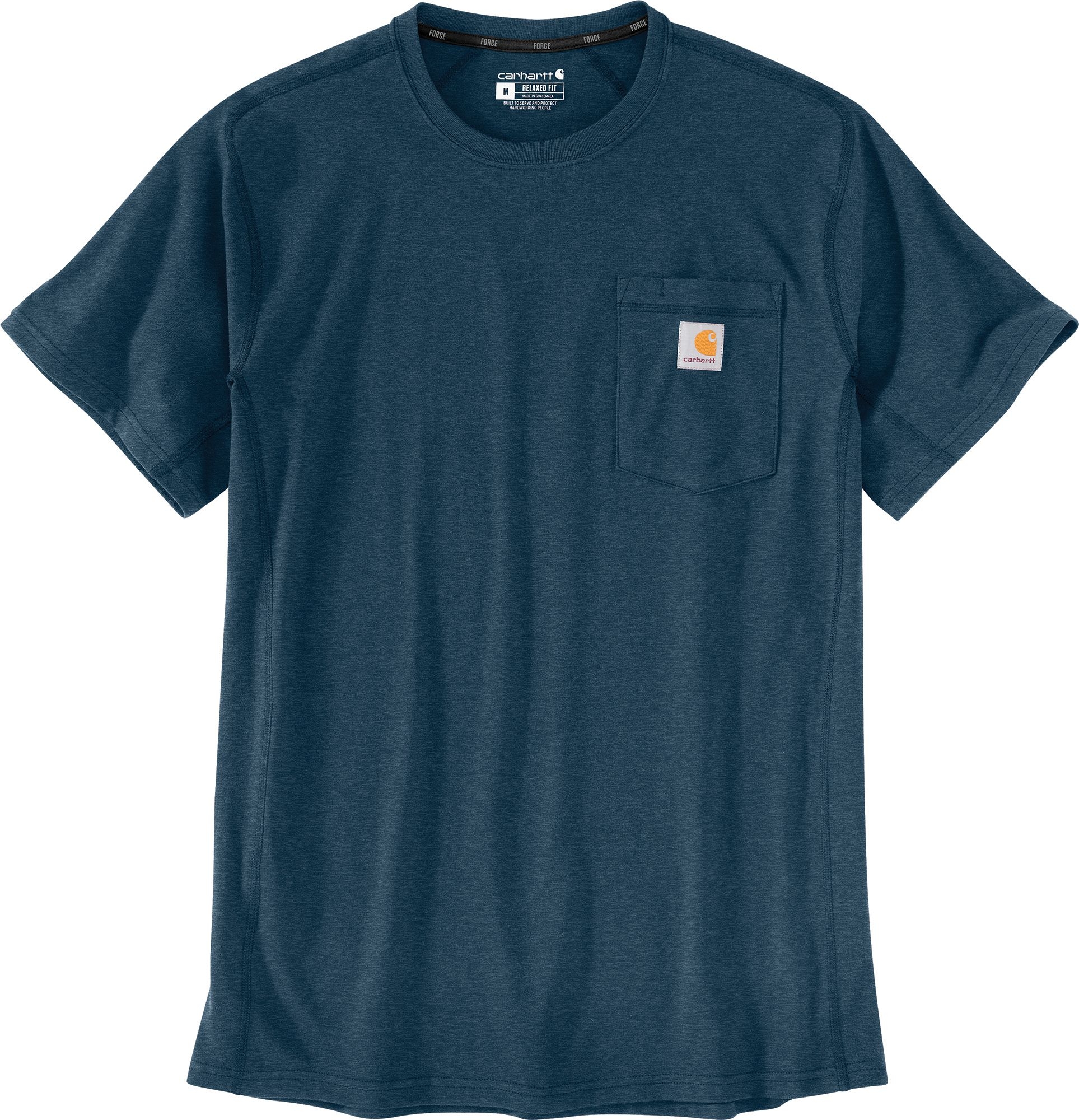 Carhartt Men's Force Pocket Short Sleeve T-Shirt, 3XLT, Light Huron ...